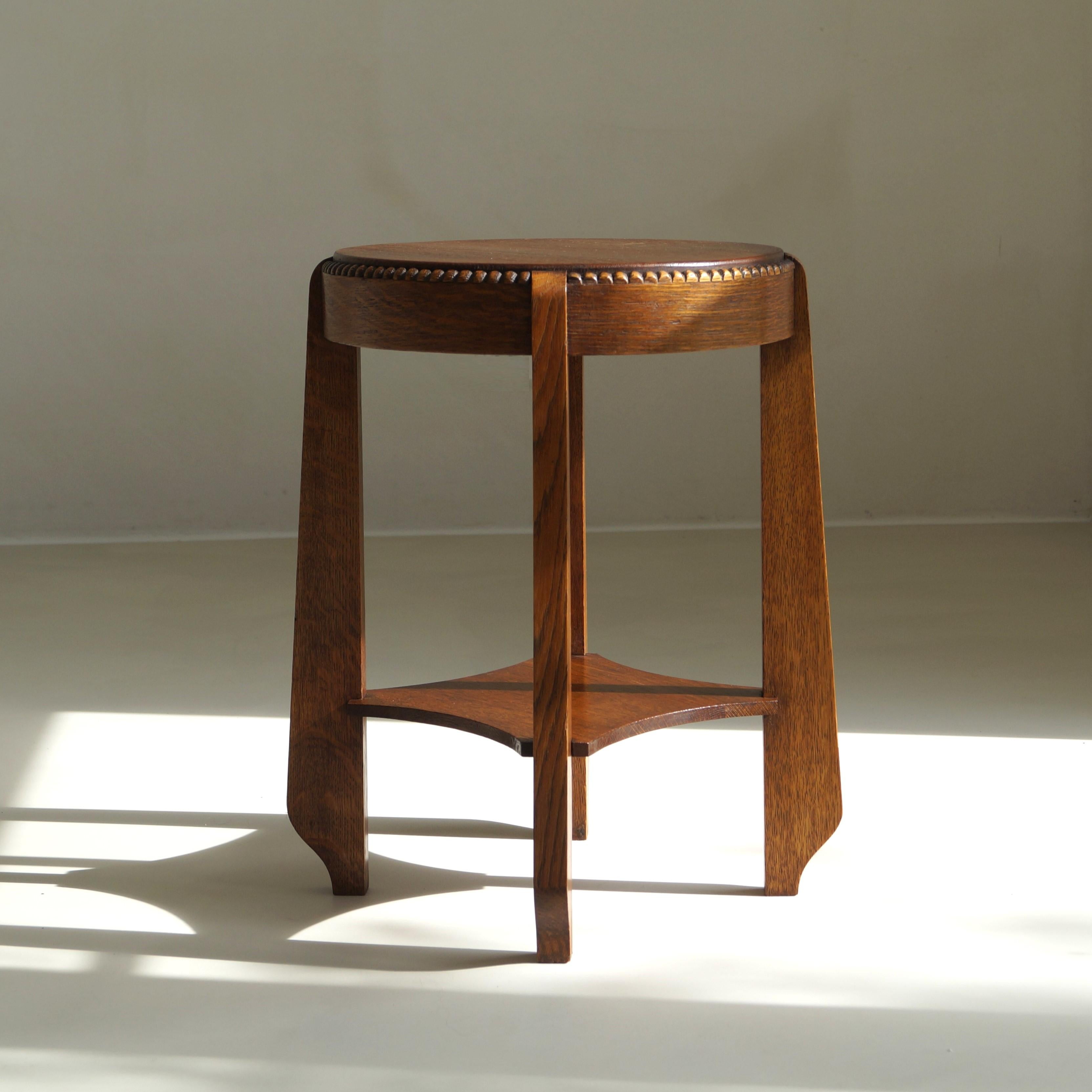 Early 20th Century Dutch Art Deco Amsterdam School/Dutch Arts & Crafts occasional table, 1920s