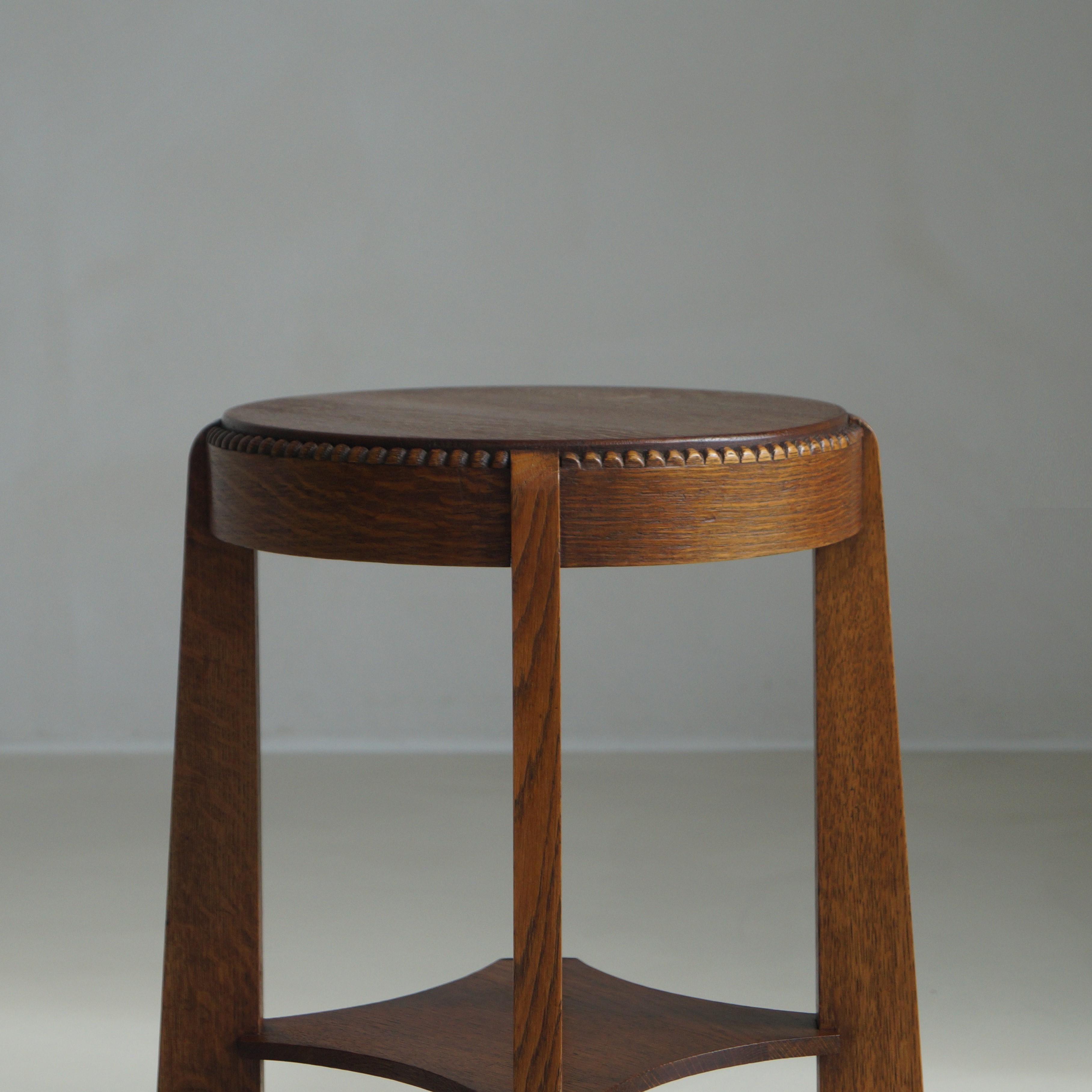Dutch Art Deco Amsterdam School/Dutch Arts & Crafts occasional table, 1920s 6