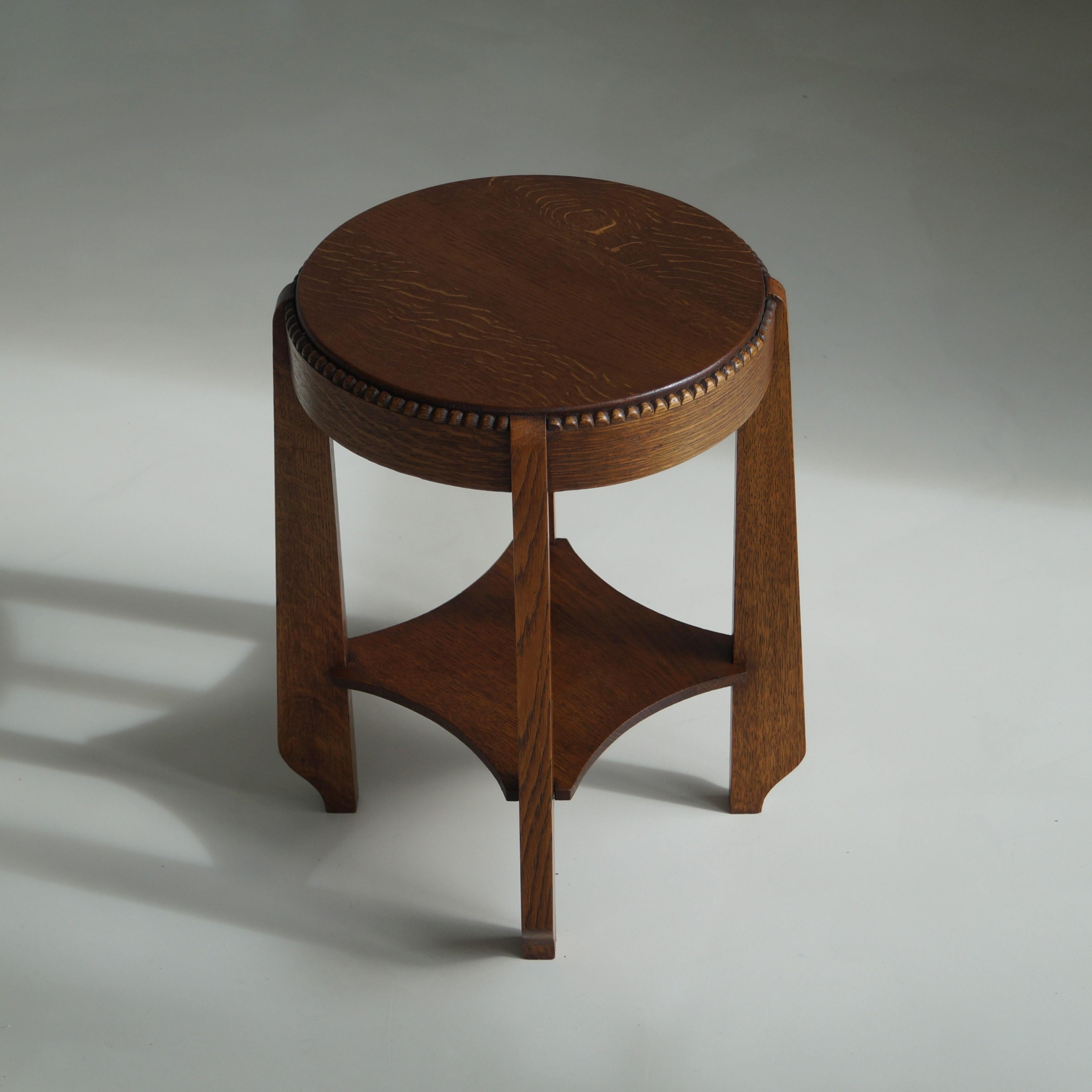 Dutch Art Deco Amsterdam School/Dutch Arts & Crafts occasional table, 1920s 3