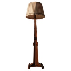 Lampada da terra olandese Art Deco della Scuola di Amsterdam, anni '20