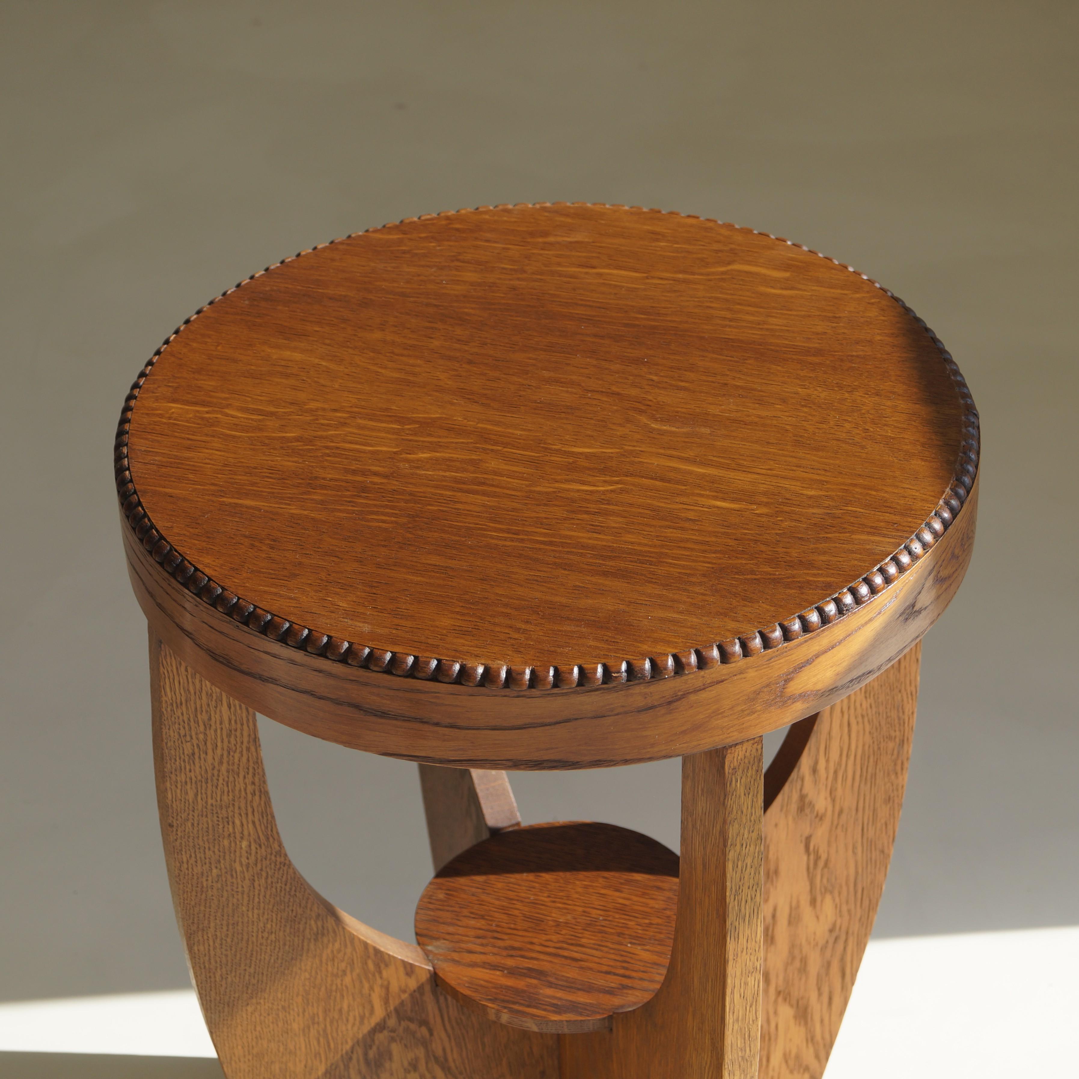 Dutch Art Deco Amsterdam School occasional or side table, 1920s 6
