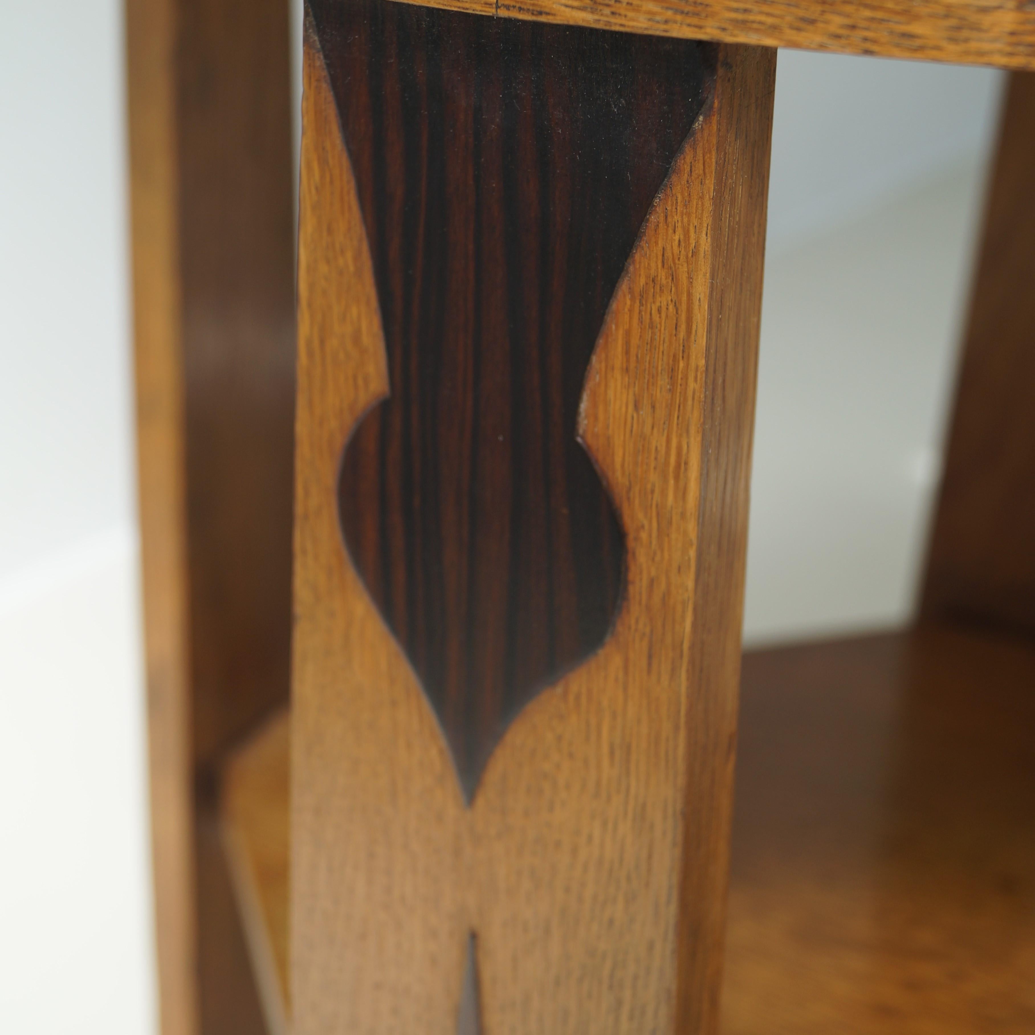 Dutch Art Deco Amsterdam School occasional table, 1920s 5