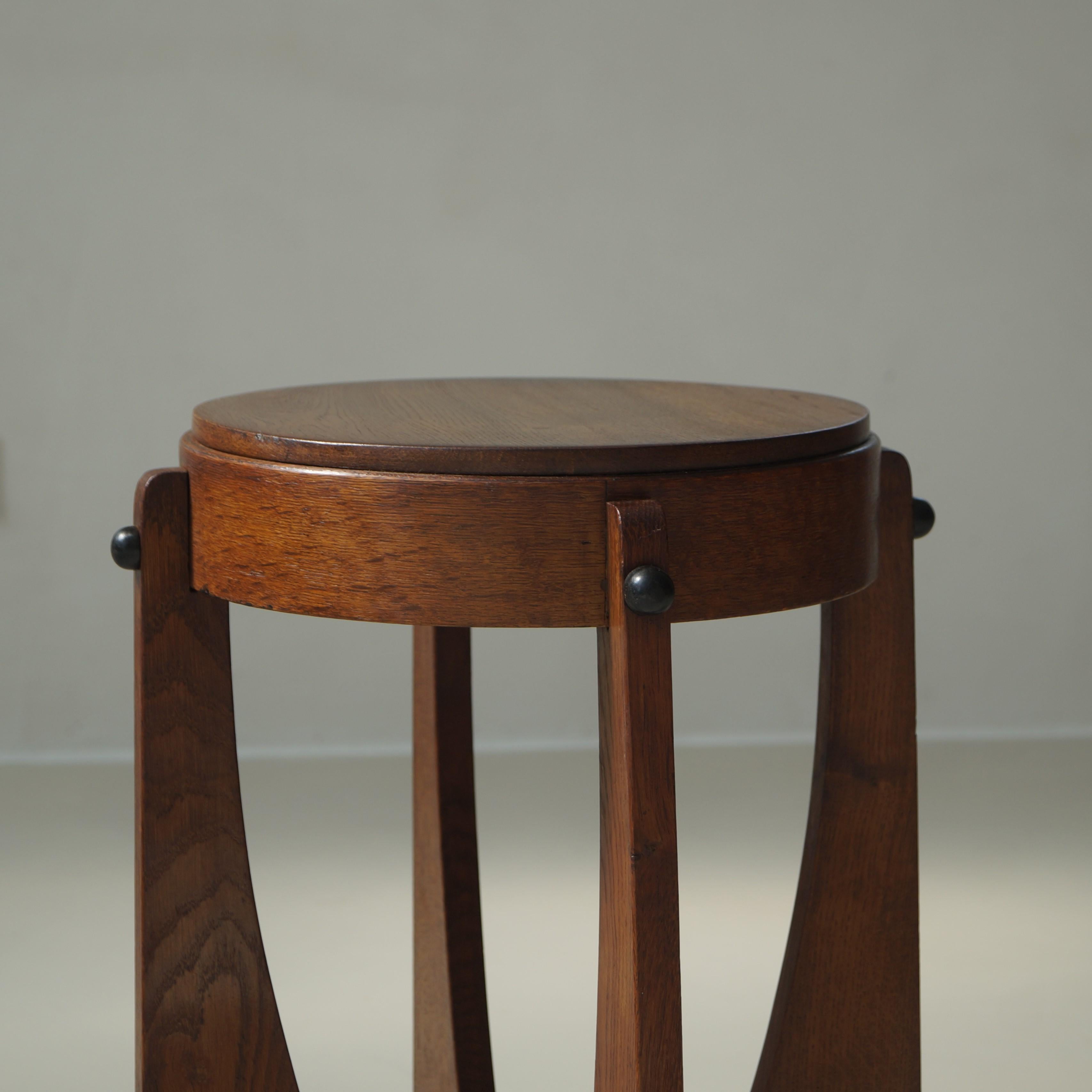 Dutch Art Deco Amsterdam School occasional table, 1920s 4