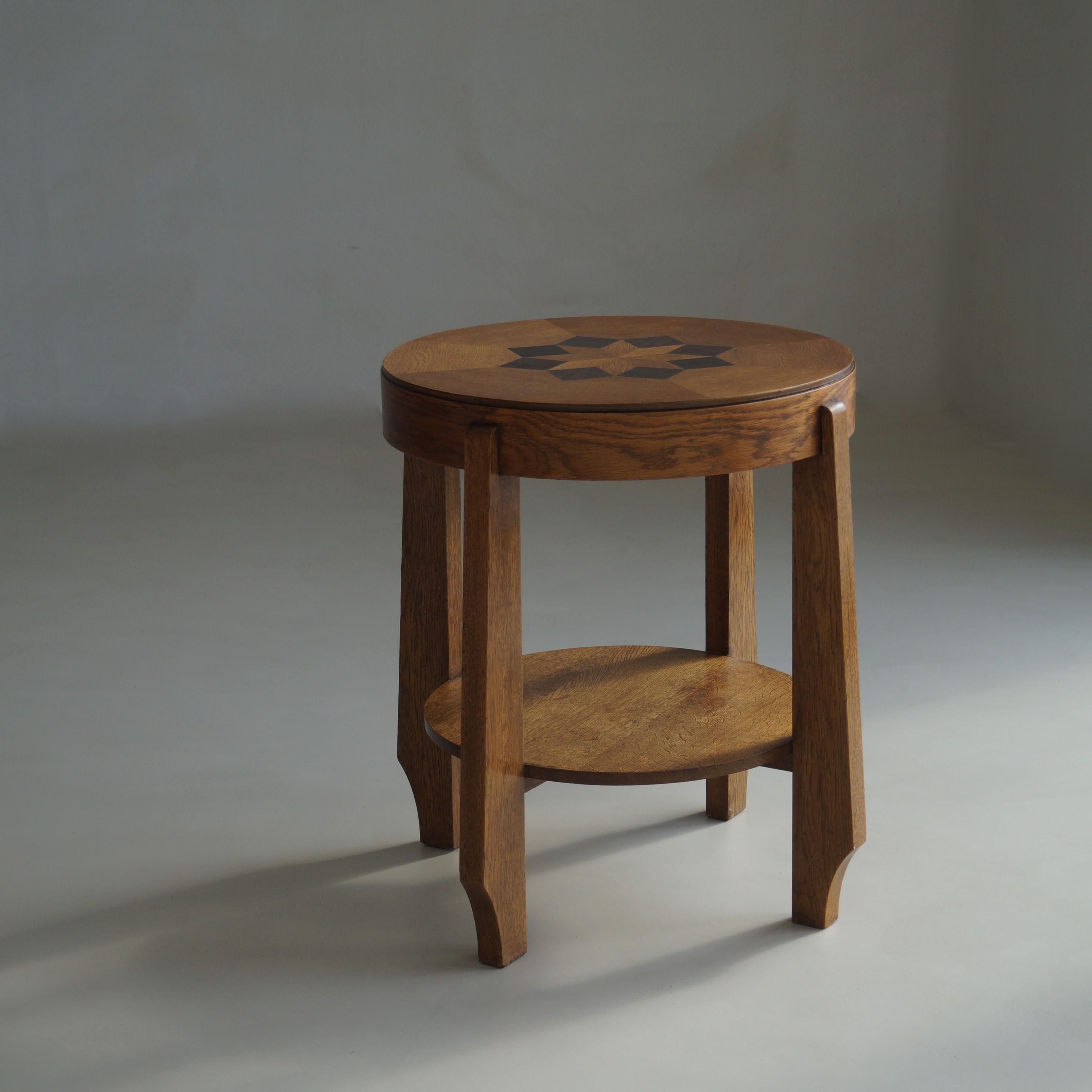 Tavolo occasionale olandese in stile Art Déco della Scuola di Amsterdam,  1920s in vendita 3