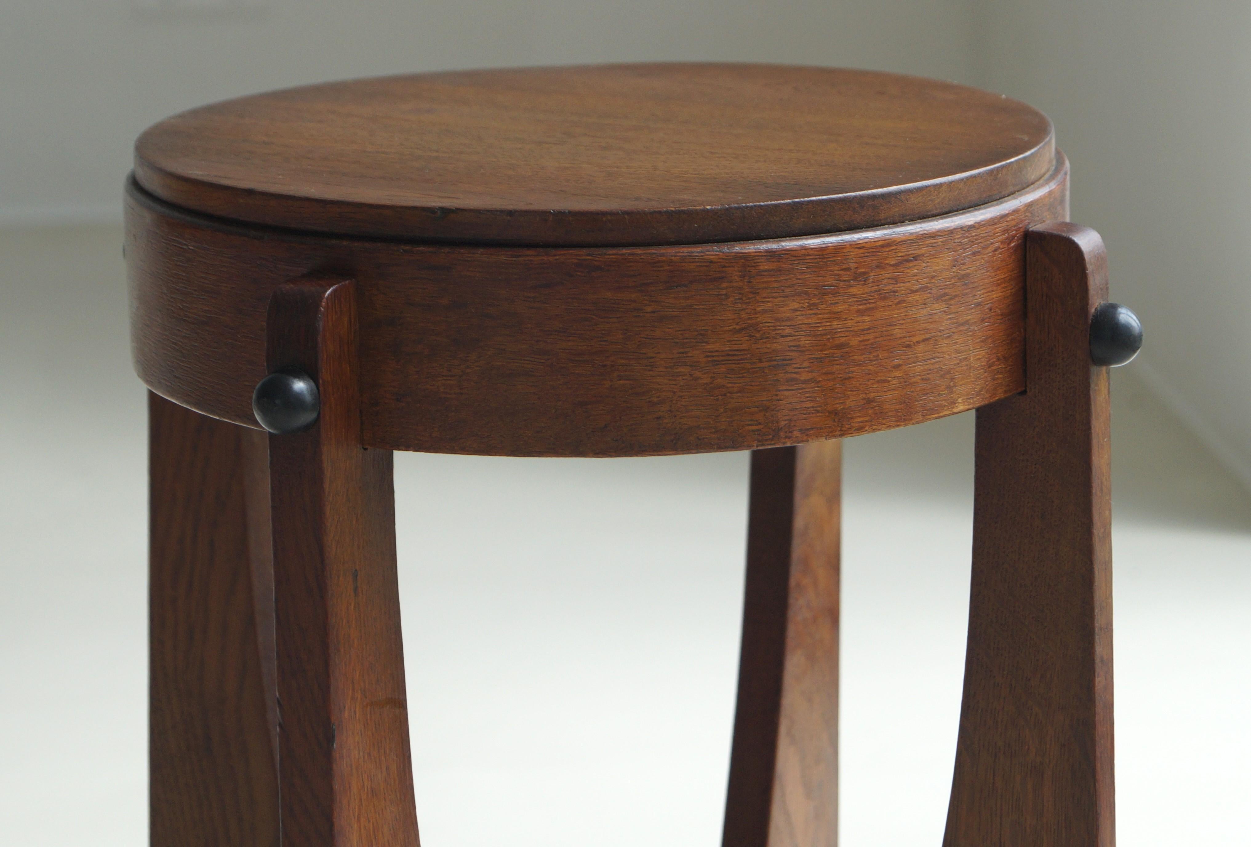 Dutch Art Deco Amsterdam School occasional table, 1920s 5