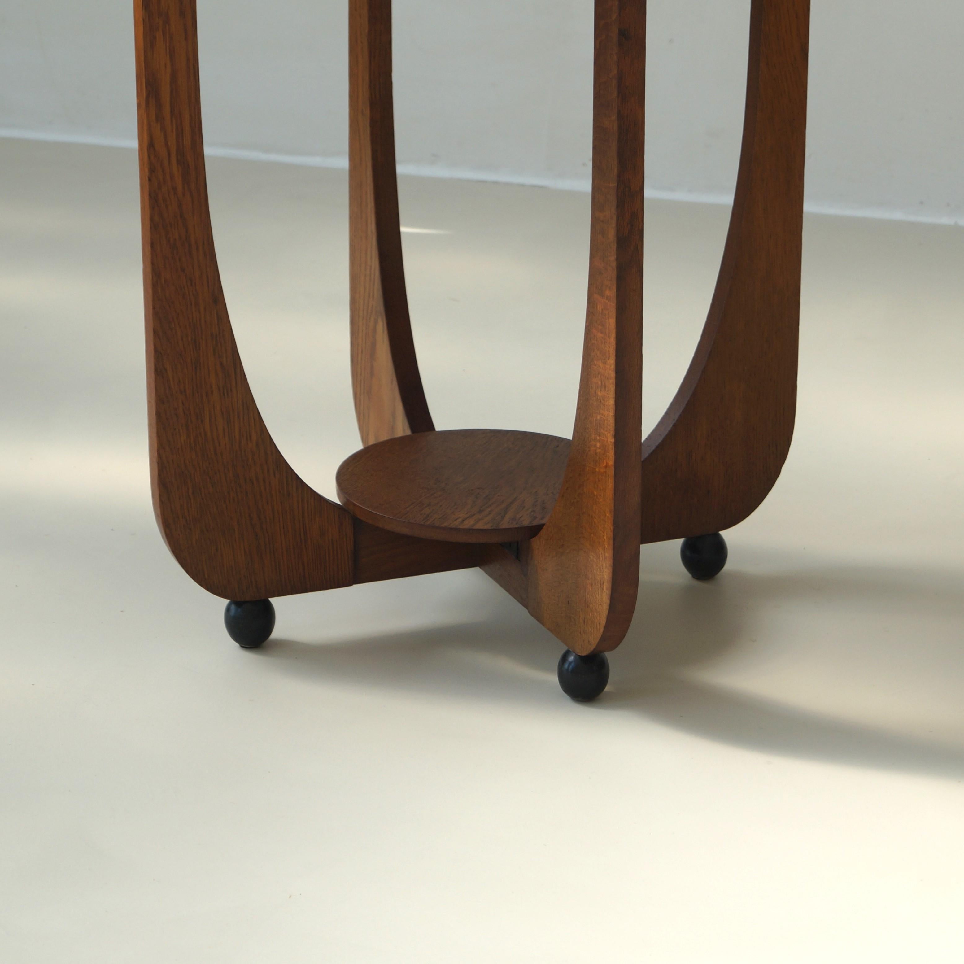 Dutch Art Deco Amsterdam School occasional table, 1920s 5