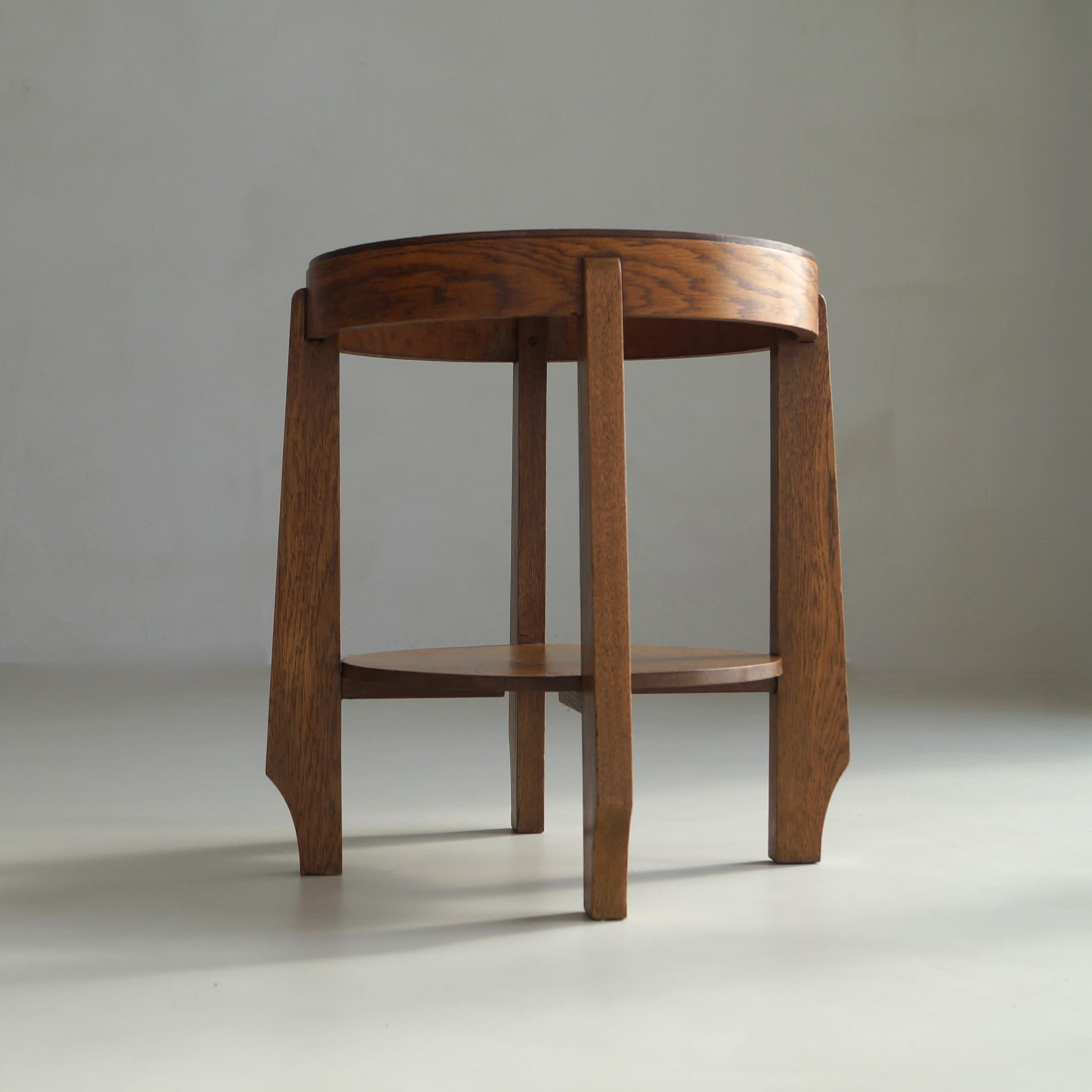 Tavolo occasionale olandese in stile Art Déco della Scuola di Amsterdam,  1920s in vendita 4