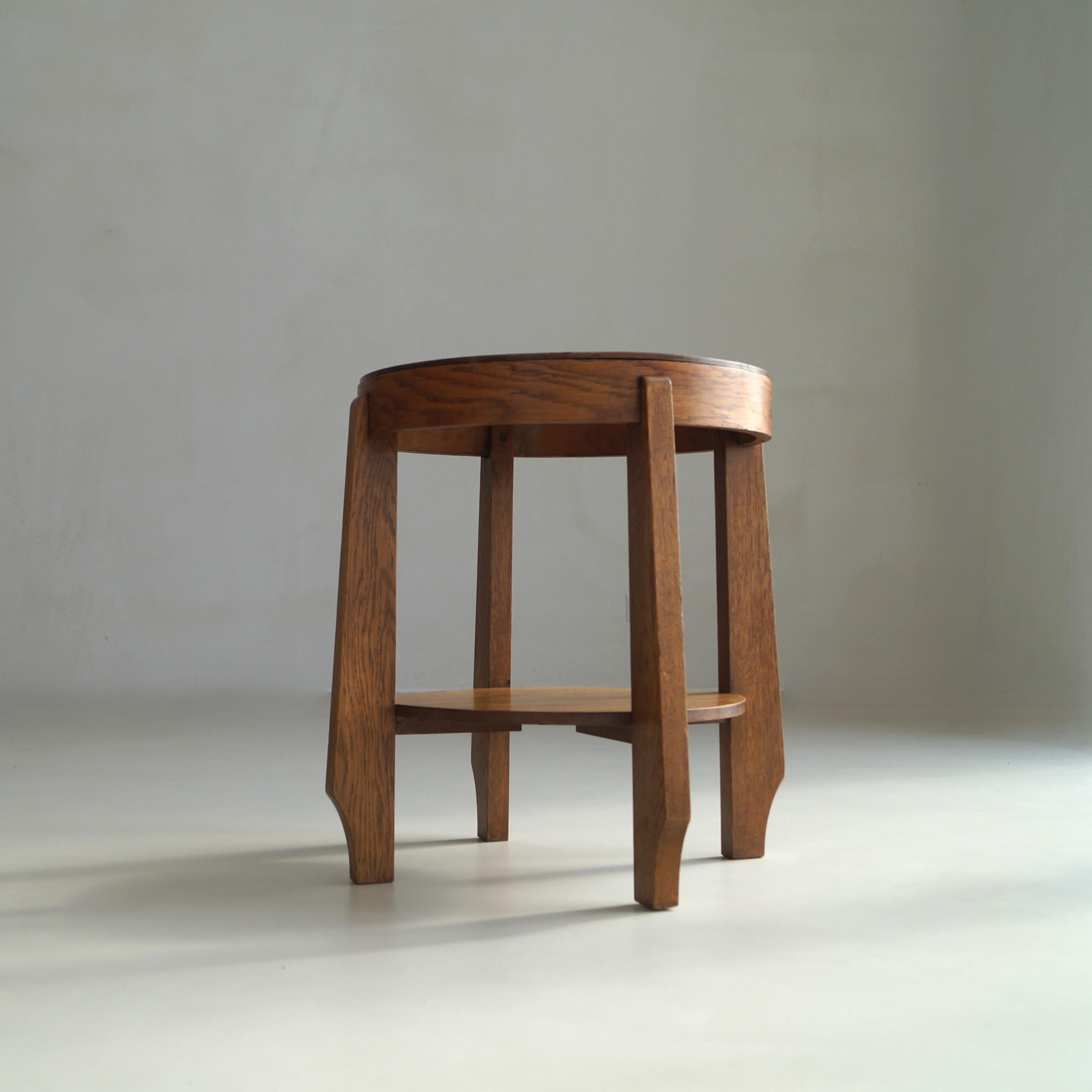 Tavolo occasionale olandese in stile Art Déco della Scuola di Amsterdam,  1920s in vendita 5
