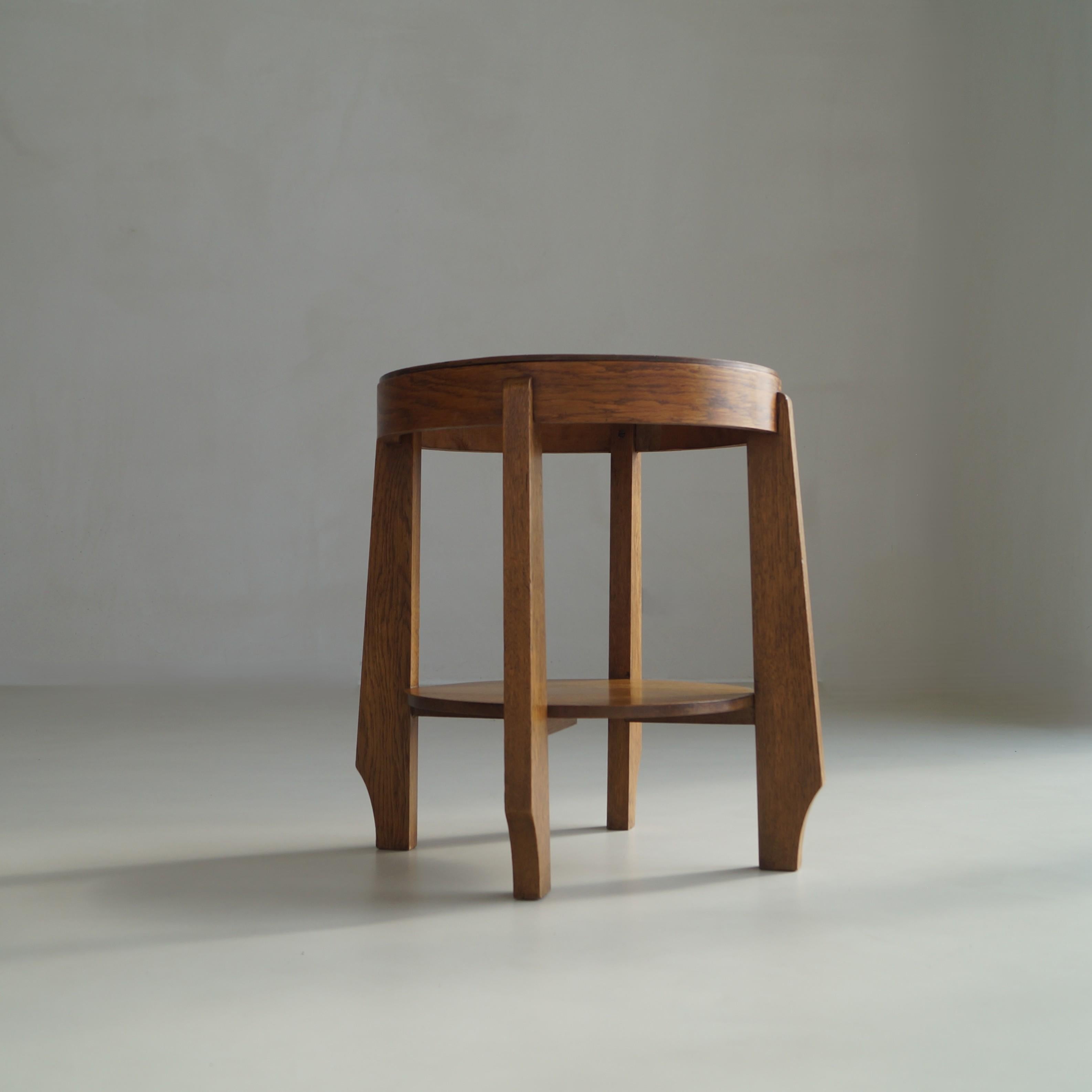 Tavolo occasionale olandese in stile Art Déco della Scuola di Amsterdam,  1920s in vendita 6
