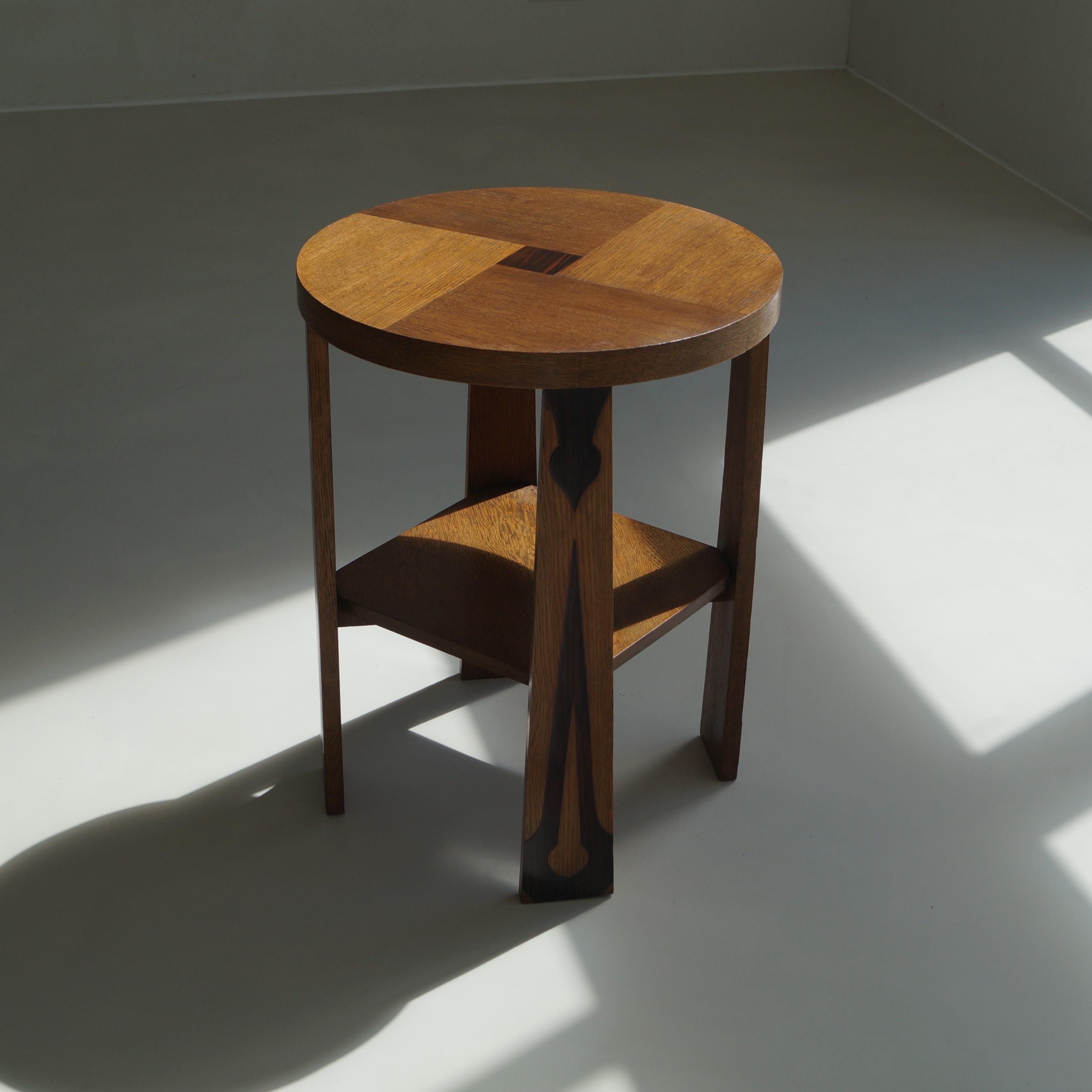 Dutch Art Deco Amsterdam School occasional table, 1920s 9