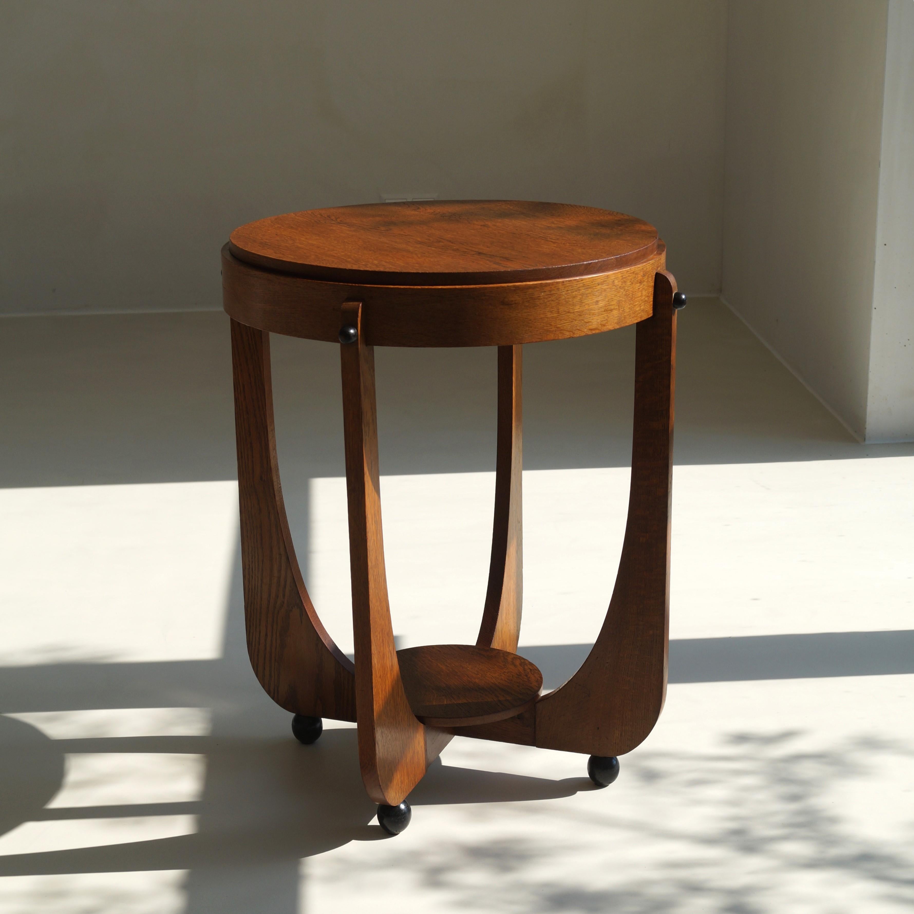 Dutch Art Deco Amsterdam School occasional table, 1920s 8