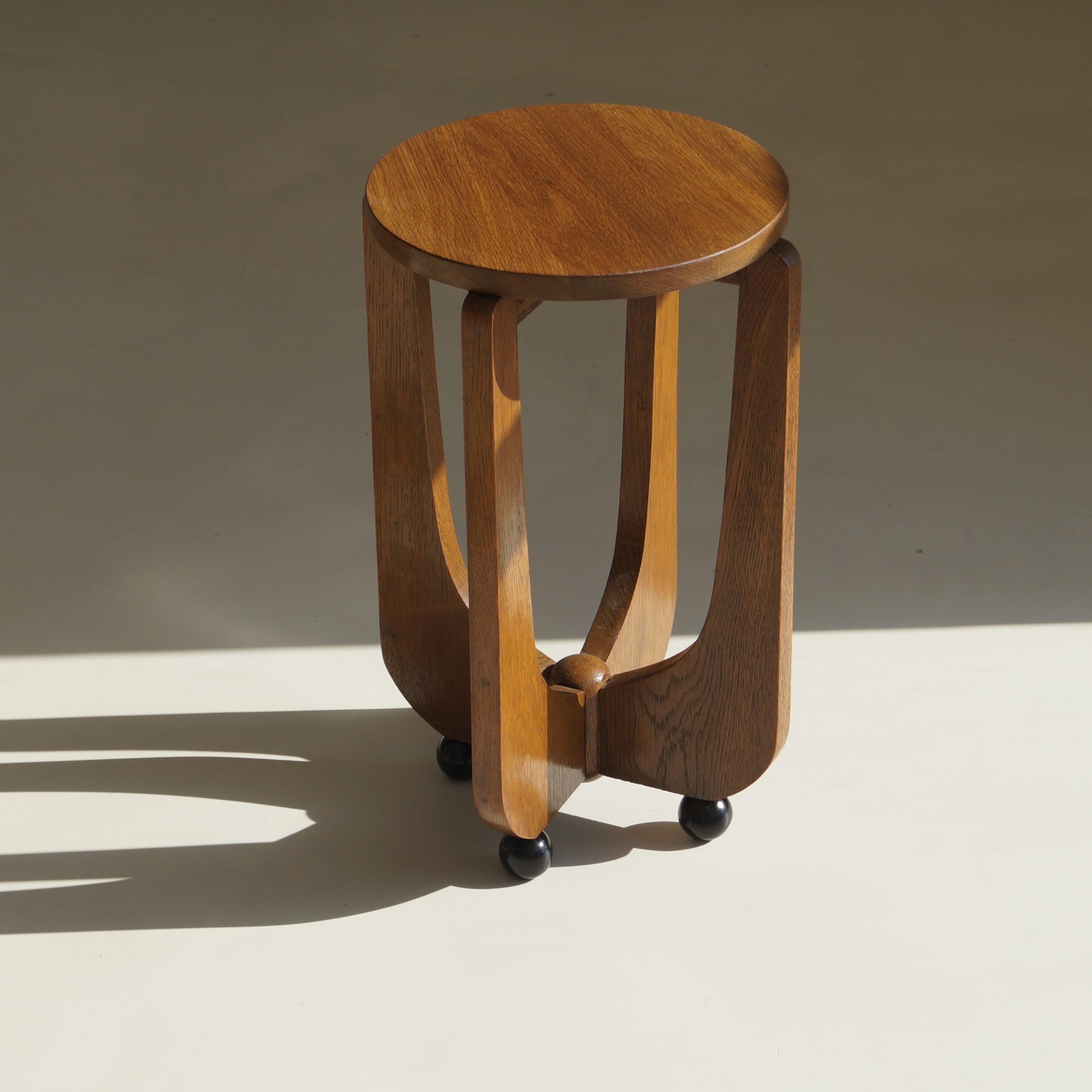 Niederländischer Beistelltisch der Amsterdamer Schule im Art-Déco-Stil, 1920er Jahre im Angebot 7