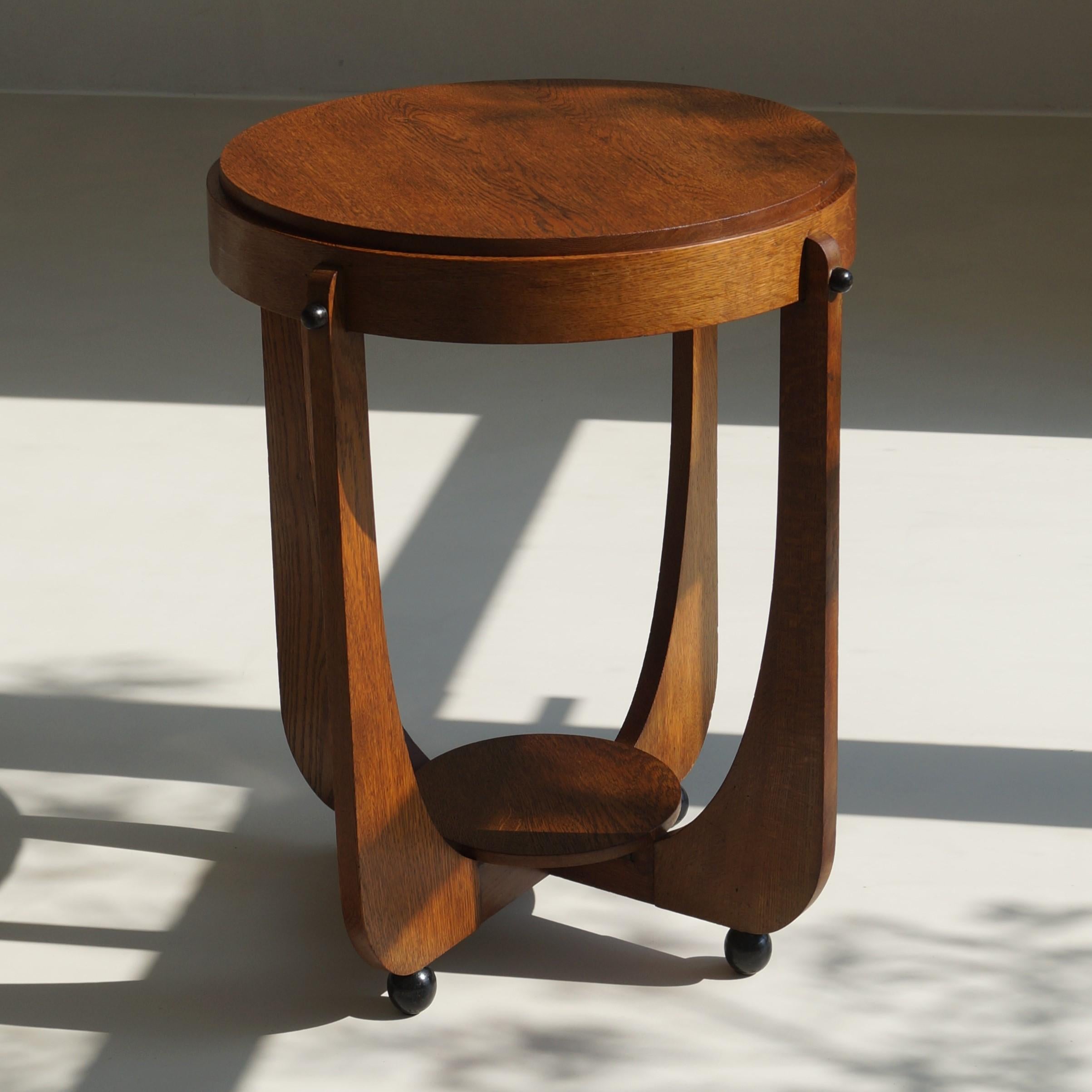 Dutch Art Deco Amsterdam School occasional table, 1920s 9