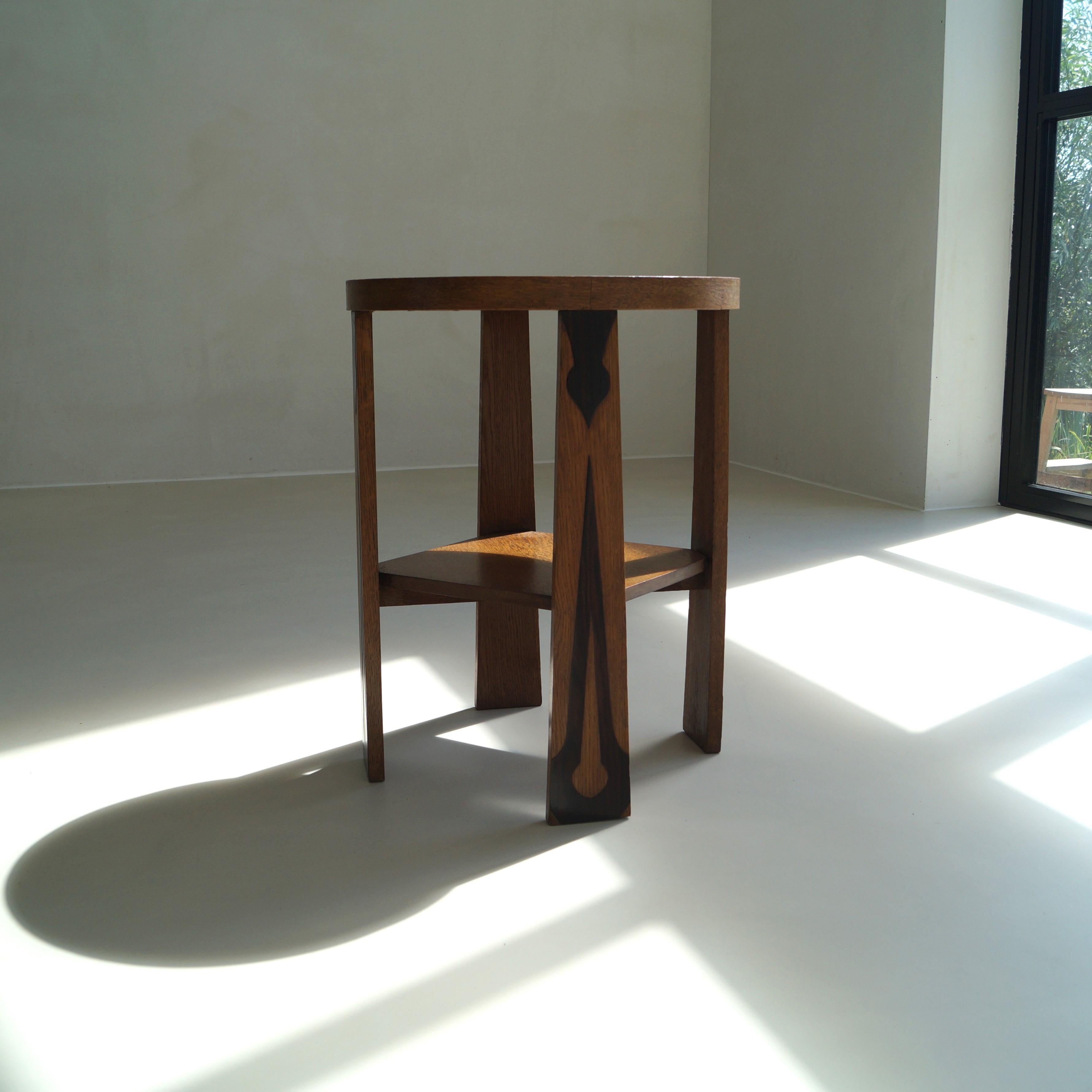 Dutch Art Deco Amsterdam School occasional table, 1920s 12
