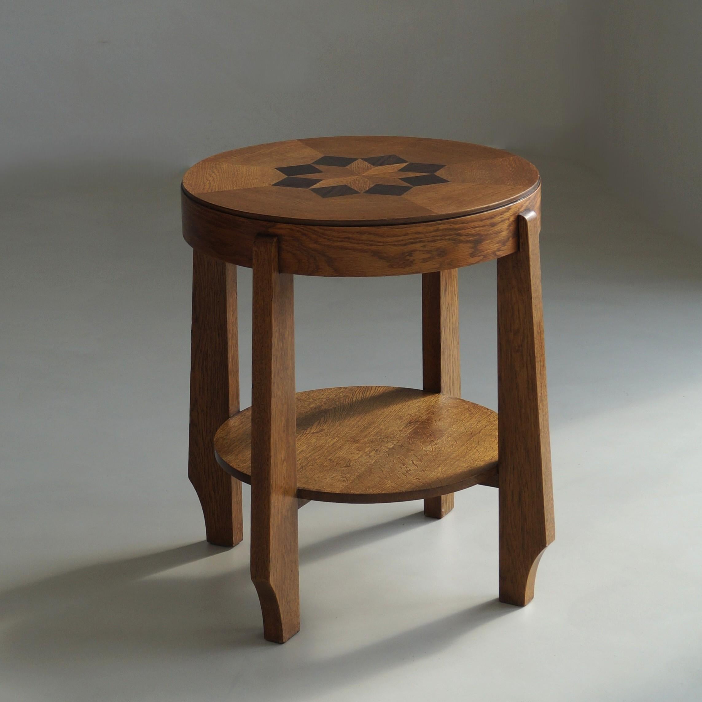Tavolo occasionale olandese in stile Art Déco della Scuola di Amsterdam,  1920s in vendita 10