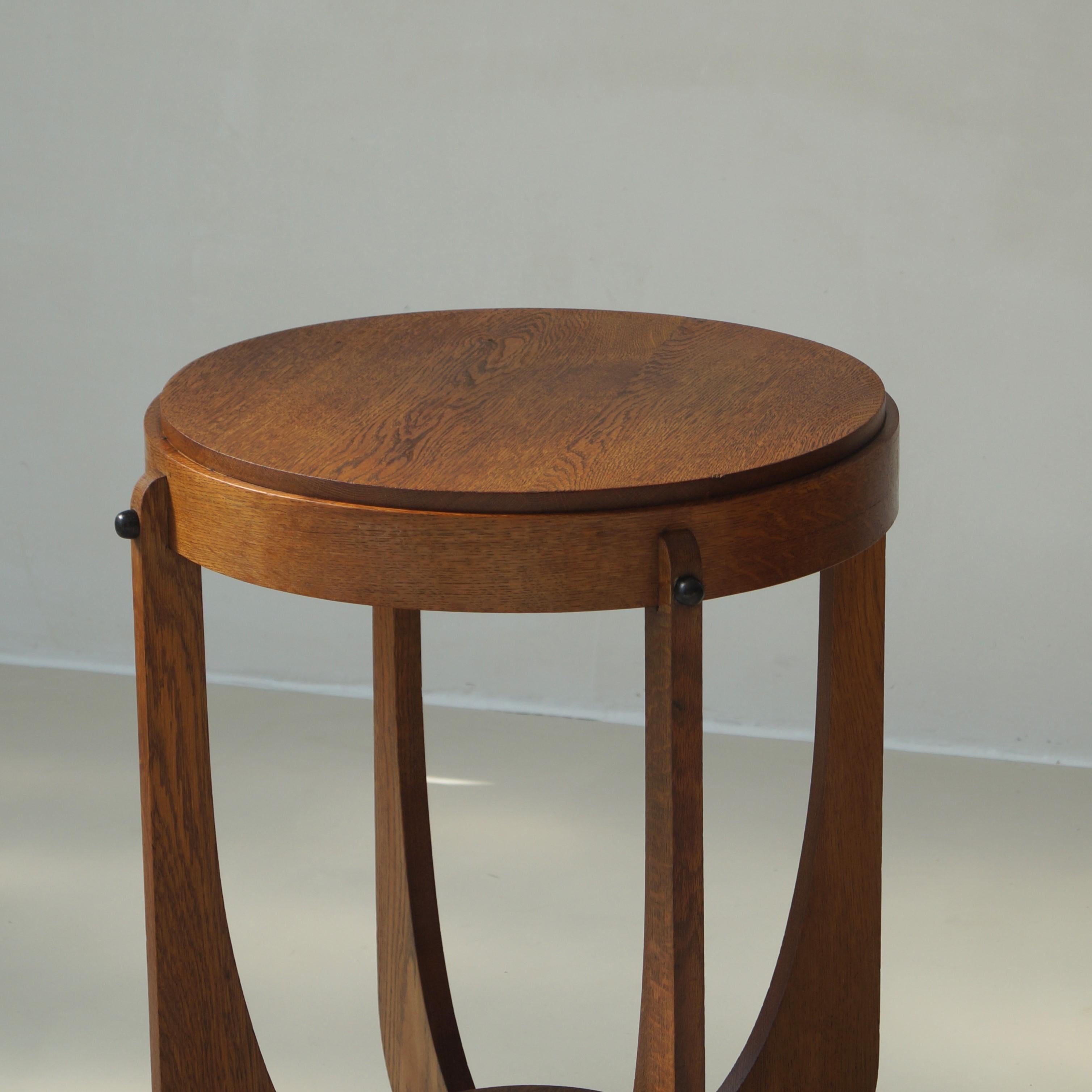 Dutch Art Deco Amsterdam School occasional table, 1920s 12