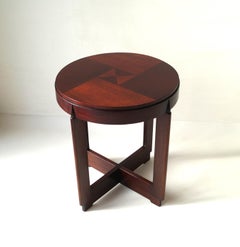 Dutch Art Deco Amsterdam School Occasional Table, 1920s