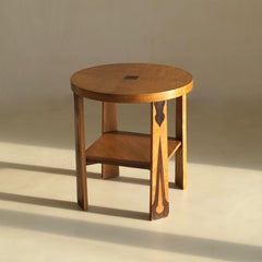 Dutch Art Deco Amsterdam School occasional table, 1920s