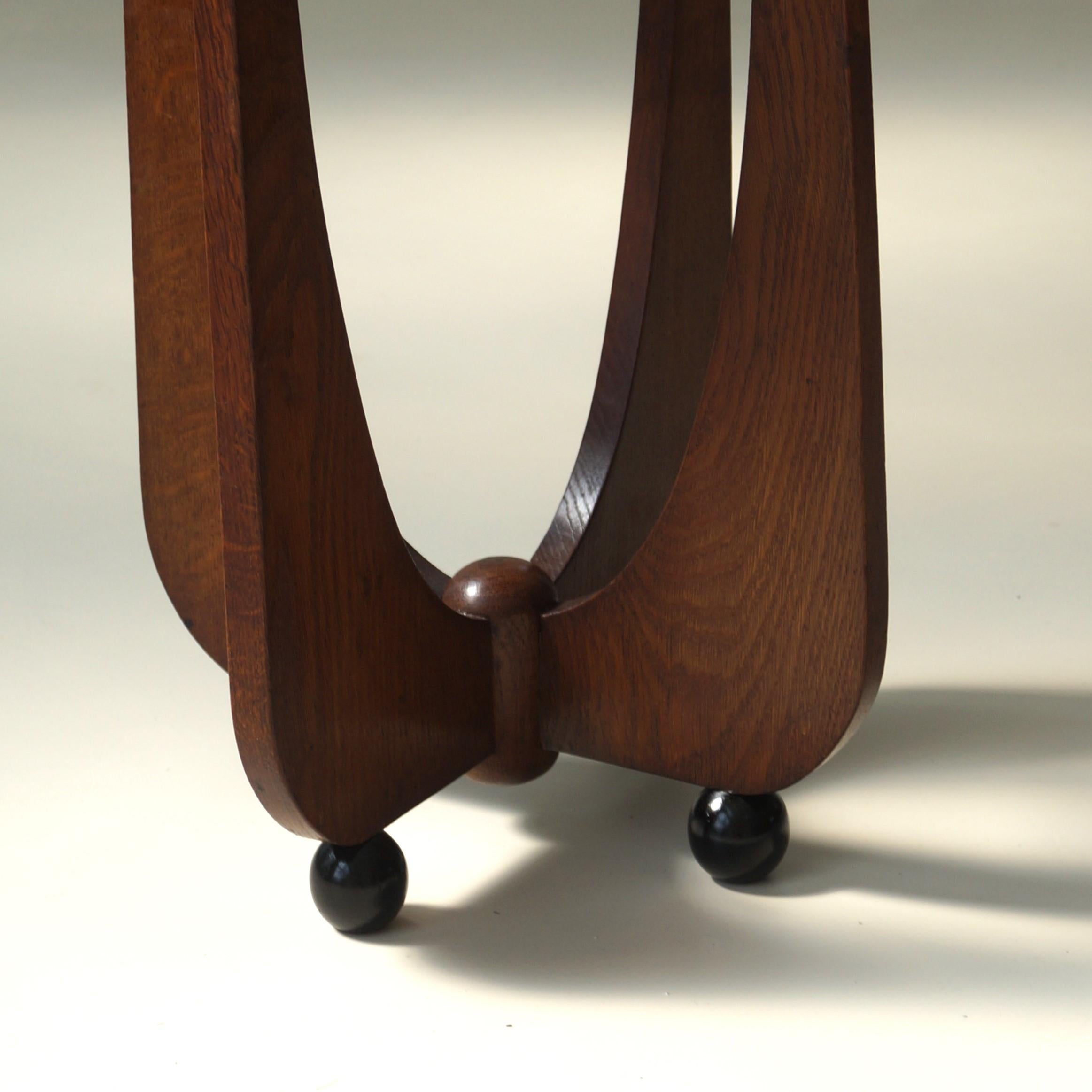 Early 20th Century Dutch Art Deco Amsterdam School occasional table, 1920s