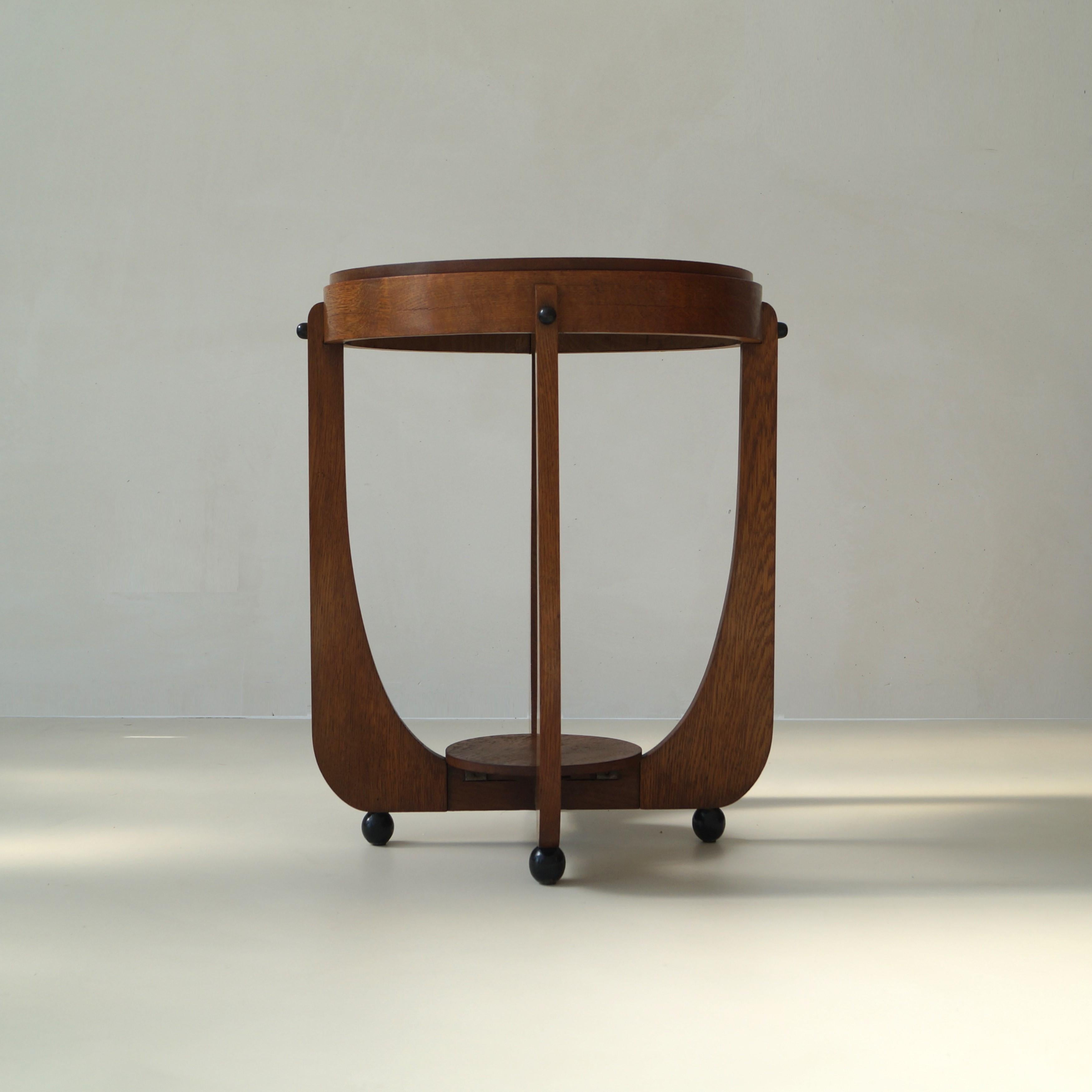 Early 20th Century Dutch Art Deco Amsterdam School occasional table, 1920s