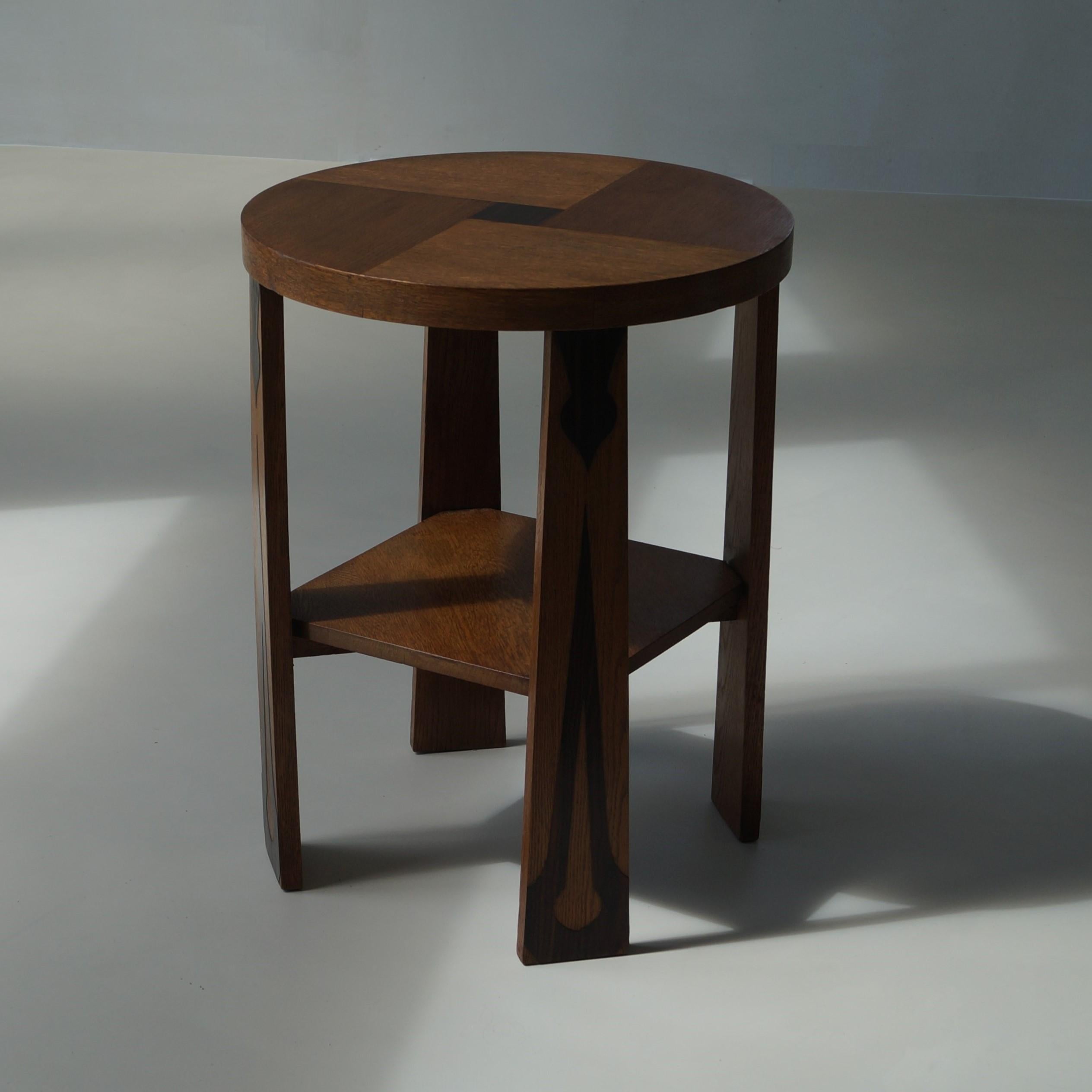 Dutch Art Deco Amsterdam School occasional table, 1920s 1