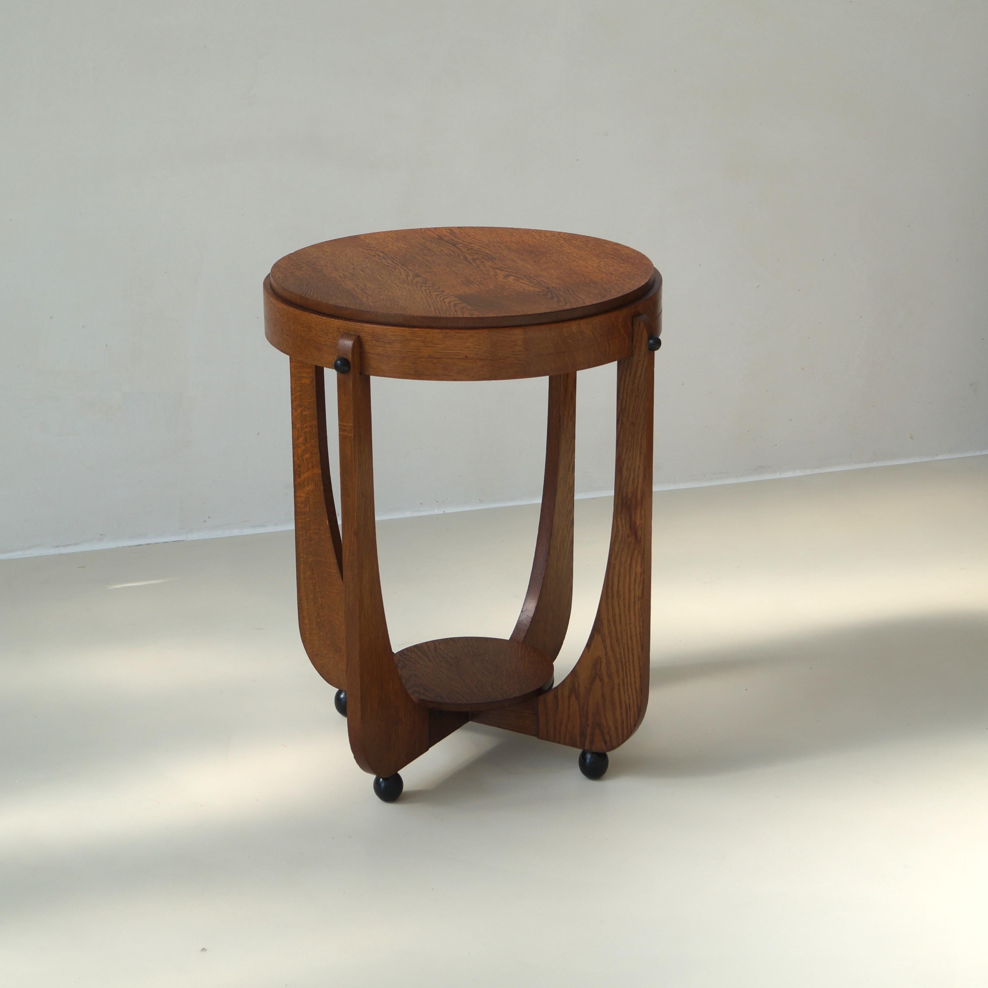 Dutch Art Deco Amsterdam School occasional table, 1920s 1