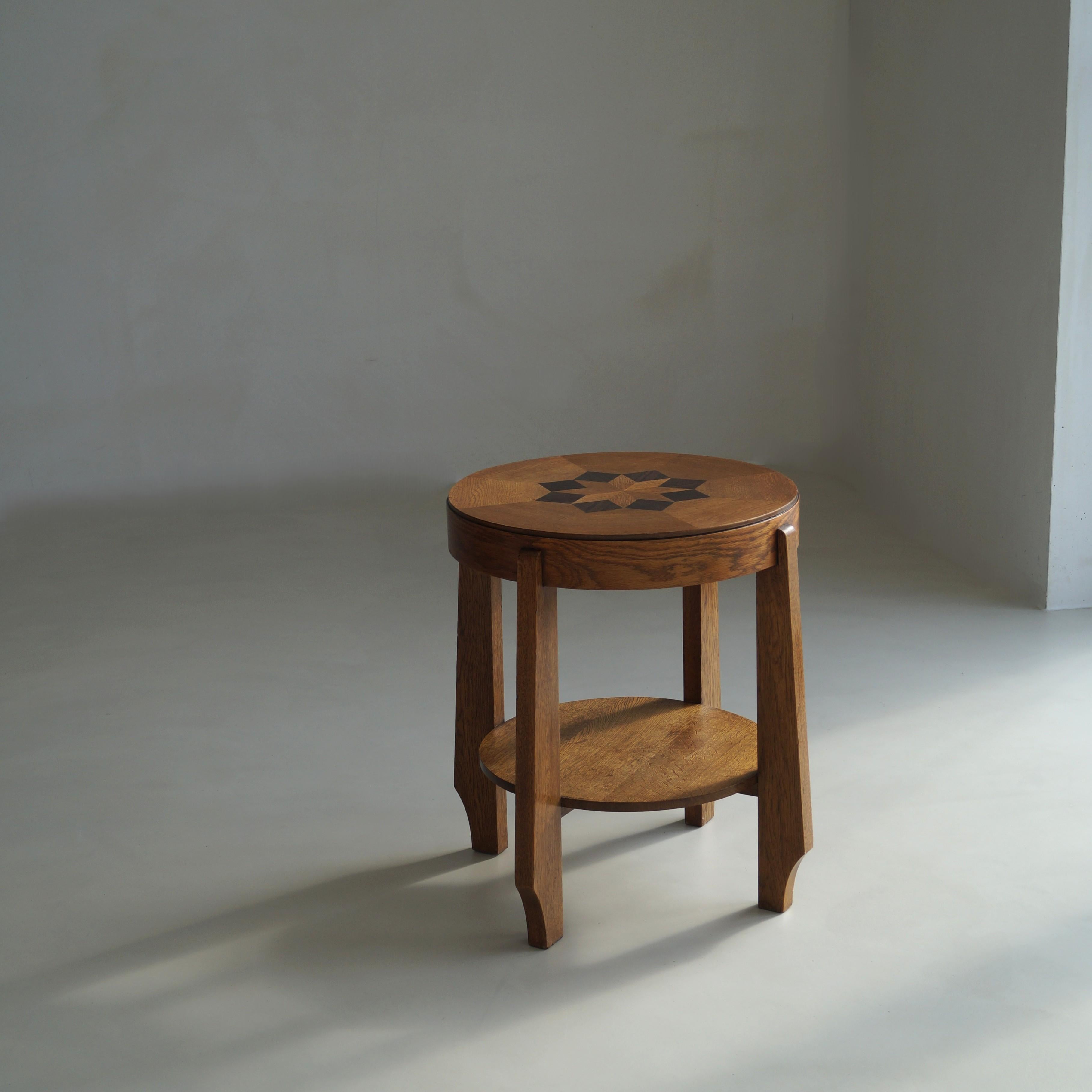 Tavolo occasionale olandese in stile Art Déco della Scuola di Amsterdam,  1920s in vendita 2