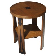Dutch Art Deco Amsterdam School occasional table, 1920s