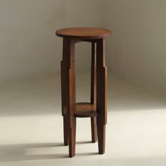 Dutch Art Deco Amsterdam School Pedestal or Accent table, 1920s