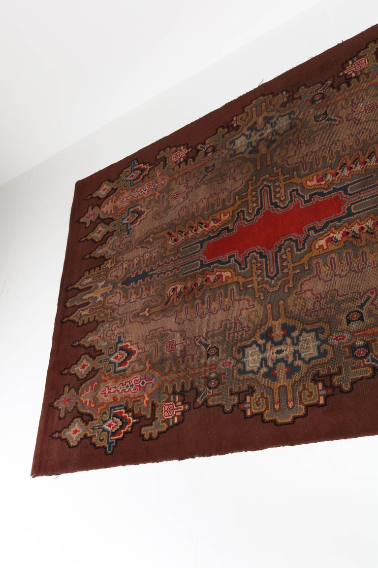 Dutch Art Deco Amsterdam School Rug Tuschinski Style, 1920s at 1stDibs