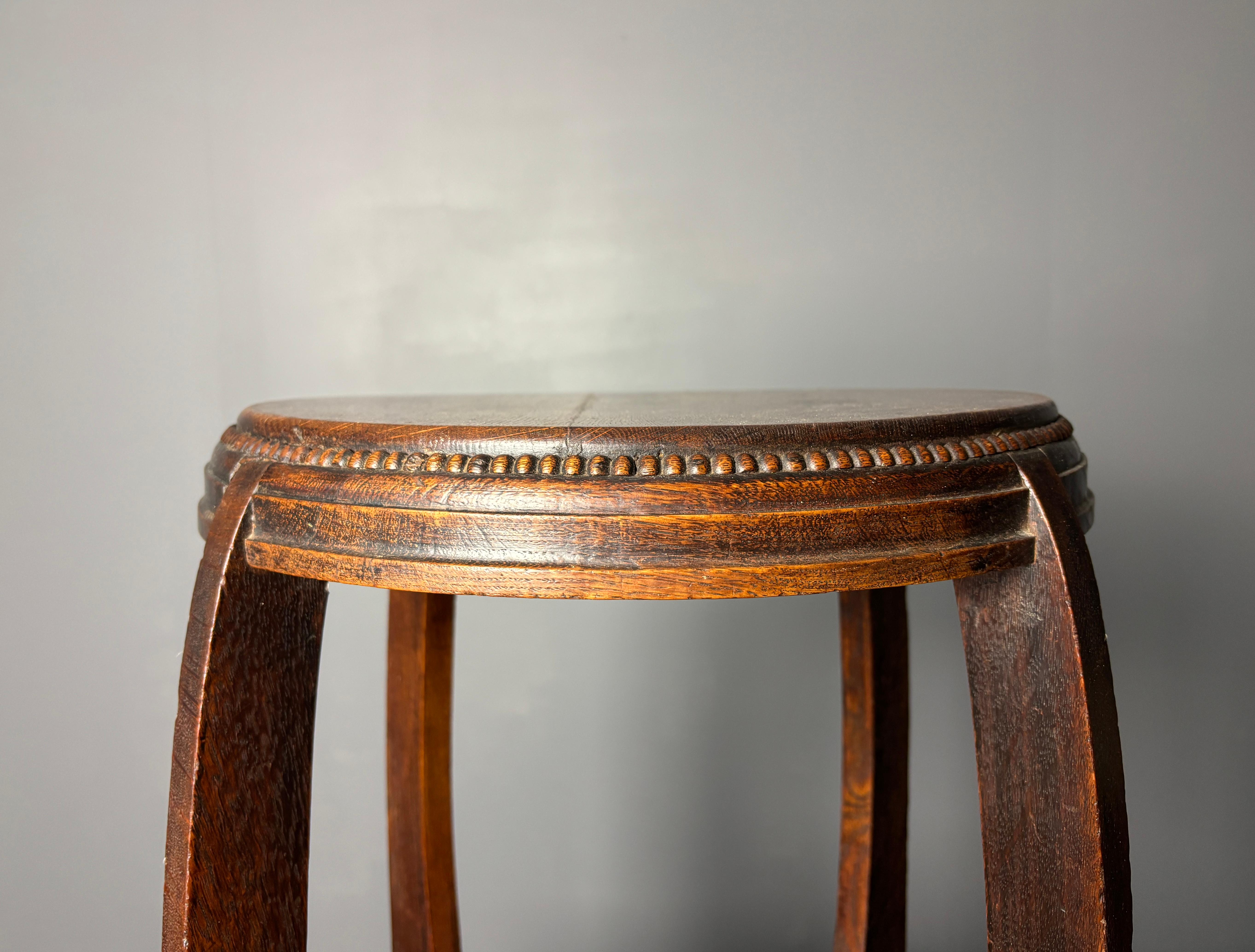 Dutch art deco Amsterdam school side table, 1930s 1