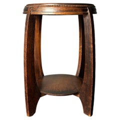 Table d'appoint art déco hollandaise de l'école d'Amsterdam, années 1930