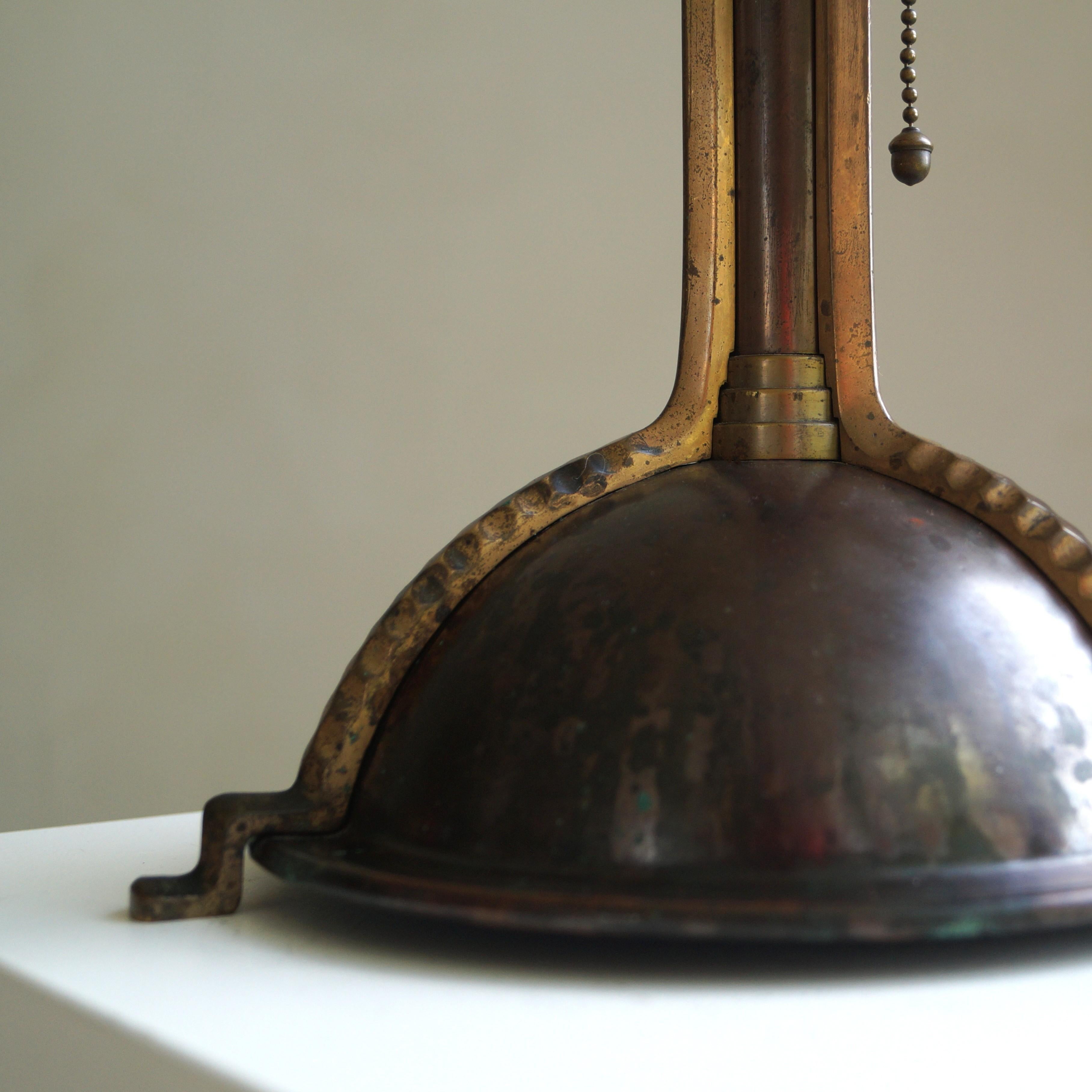 Lámpara de sobremesa holandesa Art Déco de la Escuela de Ámsterdam de Winkelman & Van der Bijl, años 20 en venta 7