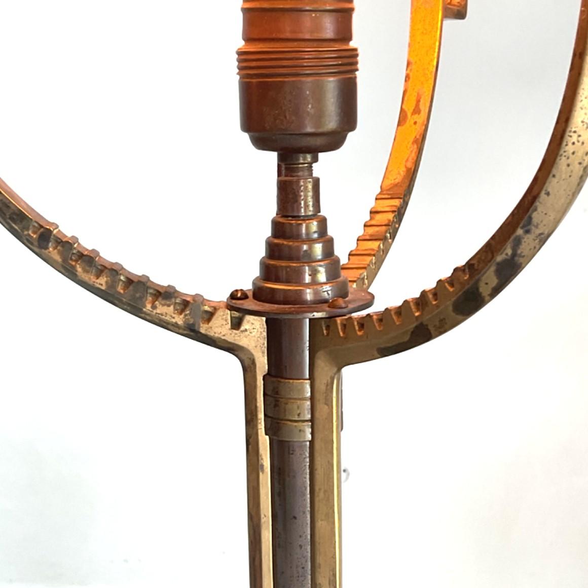 Lámpara de sobremesa holandesa Art Déco de la Escuela de Ámsterdam de Winkelman & Van der Bijl, años 20 Holandés en venta