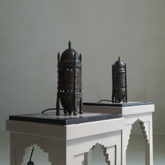 Dutch Art Deco Amsterdam School table lamp by Winkelman & van der Bijl, 1920s