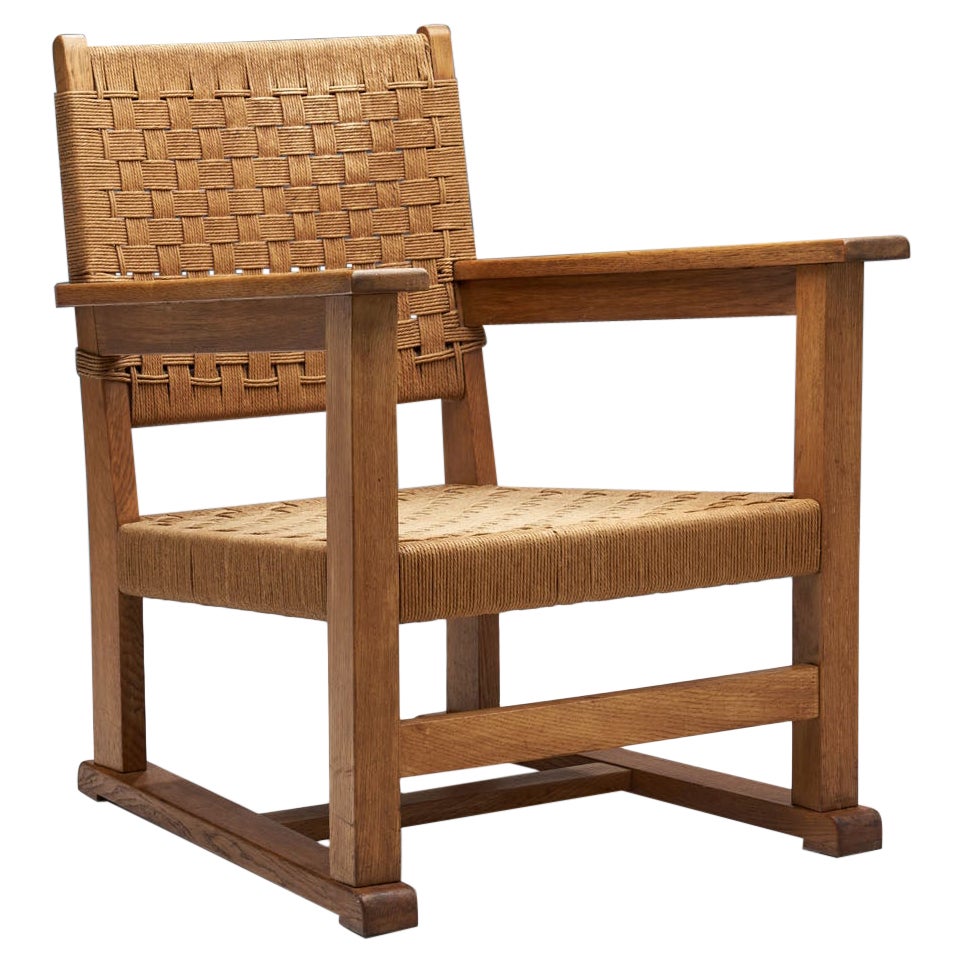 Dutch Art Deco Armchair, the Netherlands, 1940s