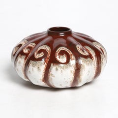 Dutch Art Deco Ceramic Vase by Gouda Plateelbakkerij