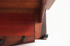Dutch Art Deco Coat Rack Amsterdam School by P.E.L. Izeren 1930 Genneper Molen