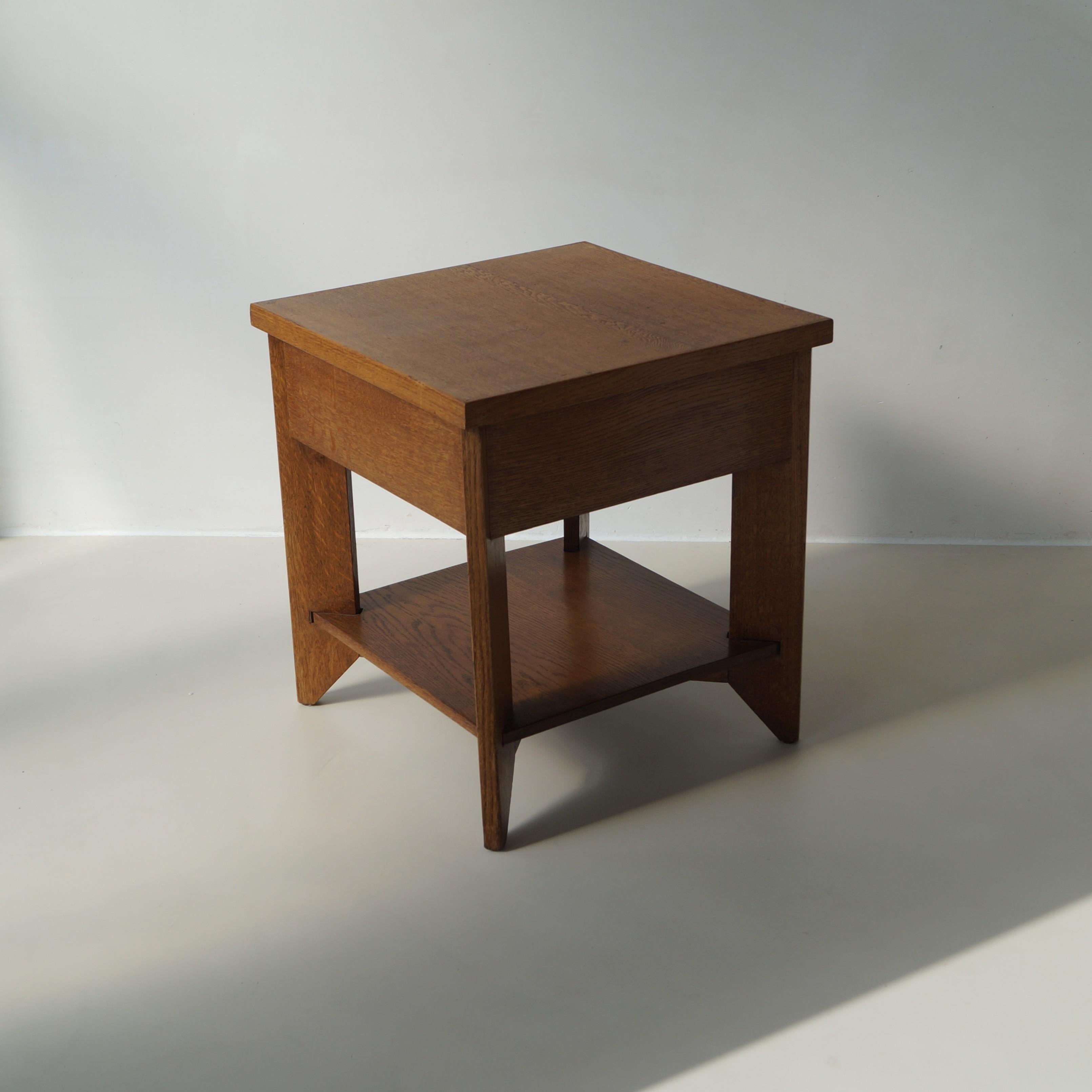 Table basse Art déco hollandaise de Hendrik Wouda pour Pander, 1924 Bon état - En vente à EVERDINGEN, NL