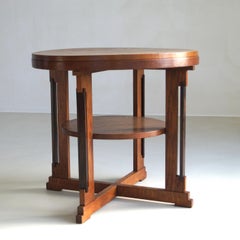 Dutch Art Deco coffee table by P.E.L. Izeren for ''De Genneper Molen'', 1920s