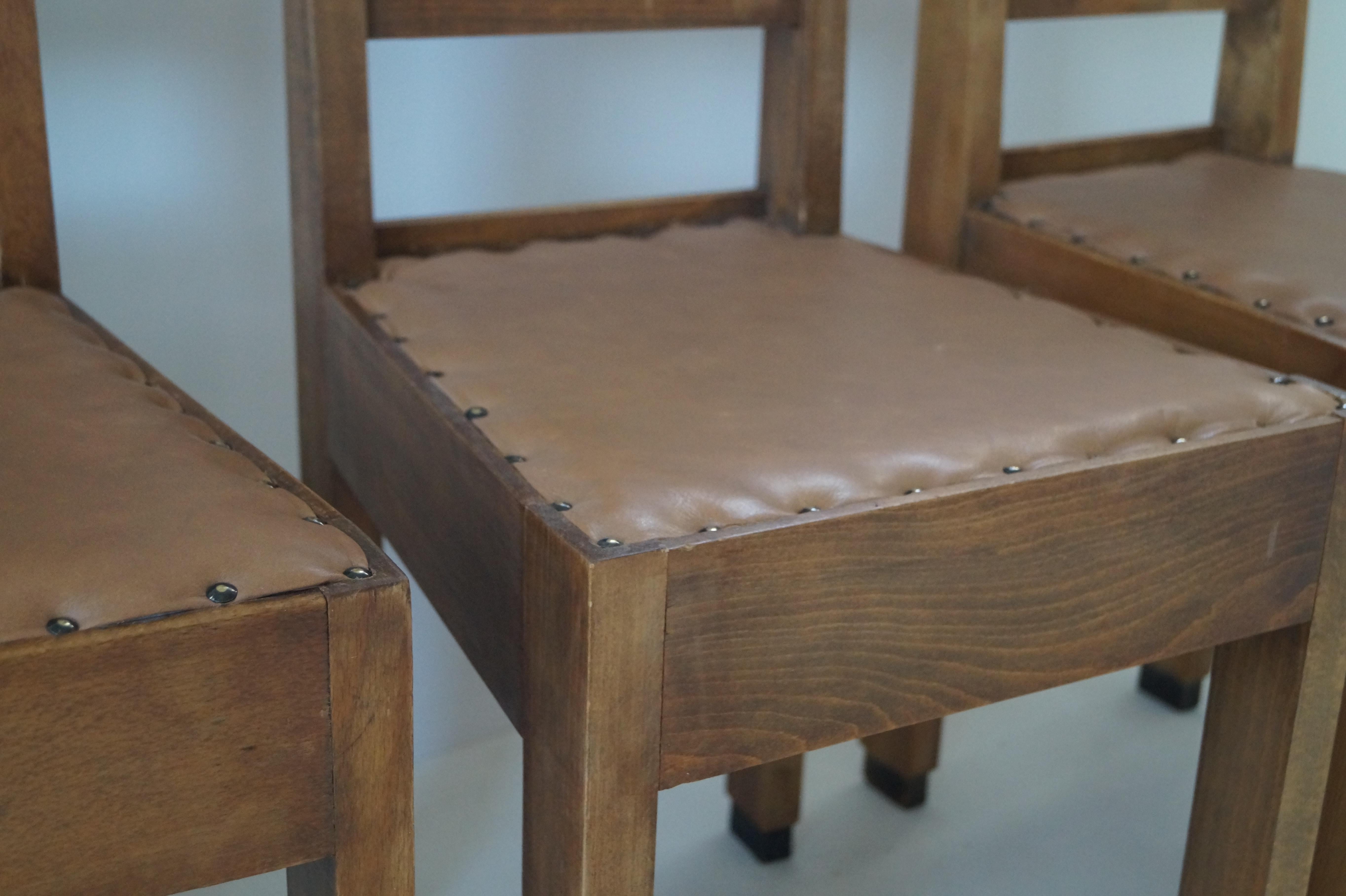 Ensemble de chaises Art Déco De Stijl/Haagse School, années 1920 en vente 5