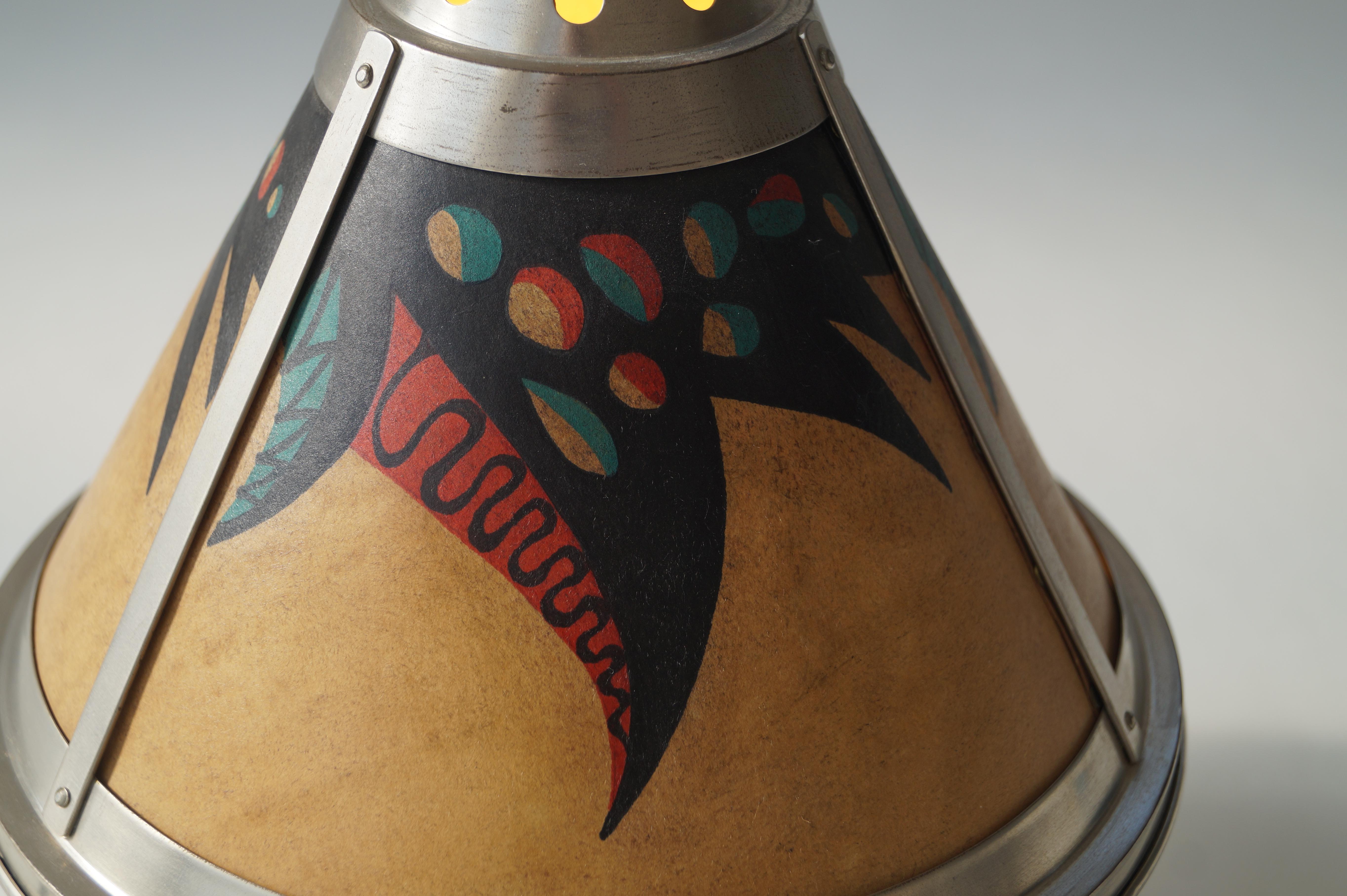 Dutch Art Deco desk lamp by Daalderop, 1920s 4