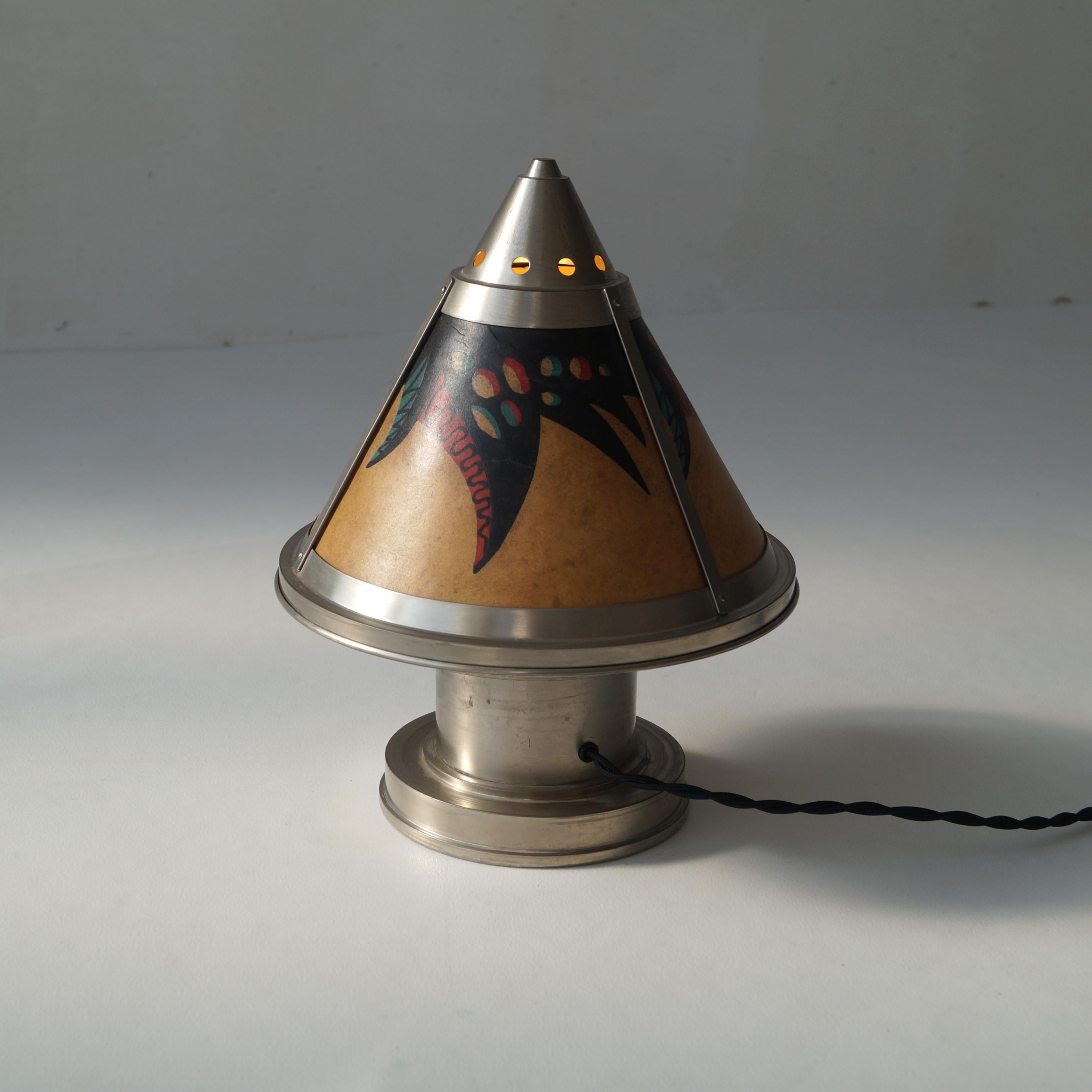 Lampe de bureau Art déco hollandaise par Daalderop, années 1920 en vente 5