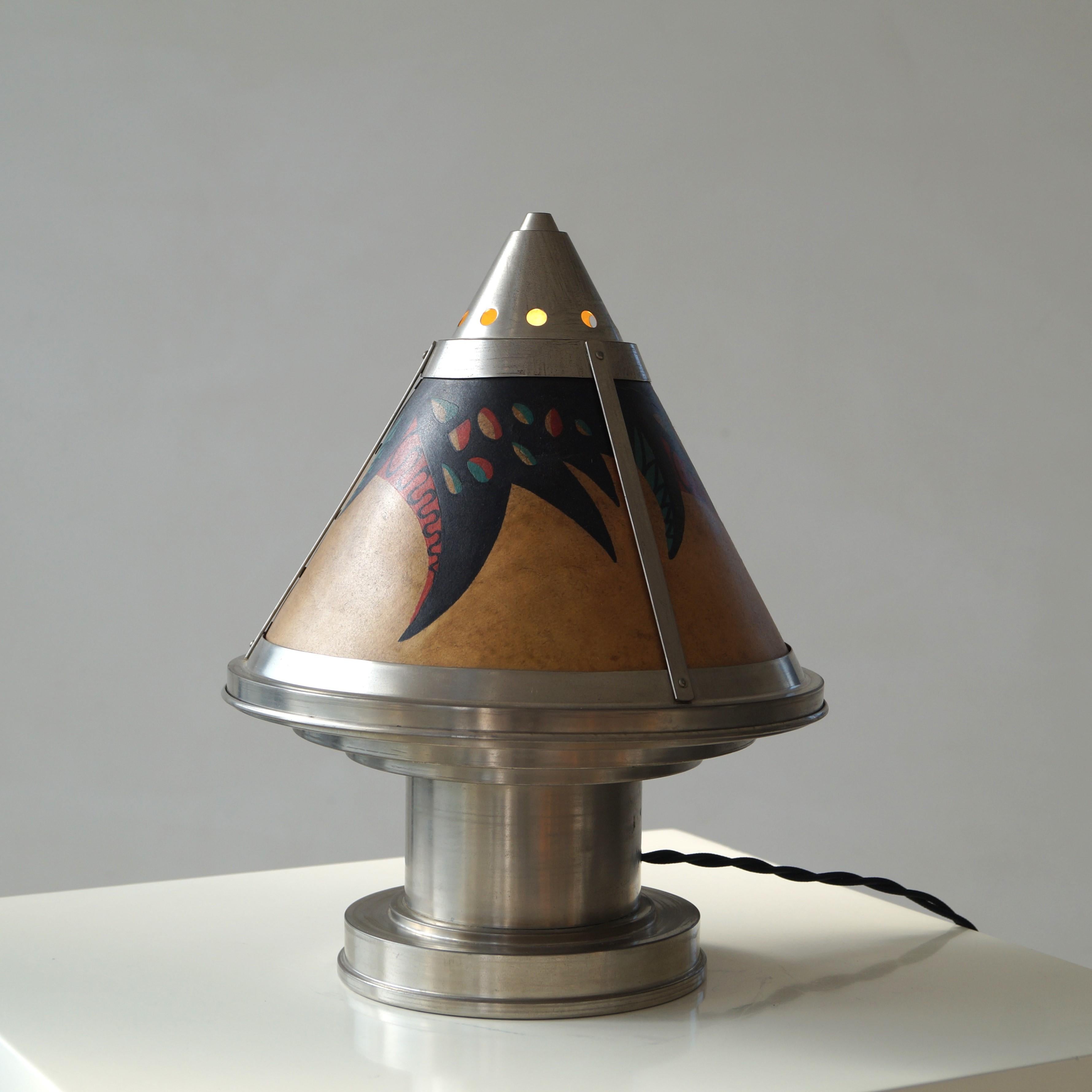 Lampe de bureau Art déco hollandaise par Daalderop, années 1920 Bon état - En vente à EVERDINGEN, NL