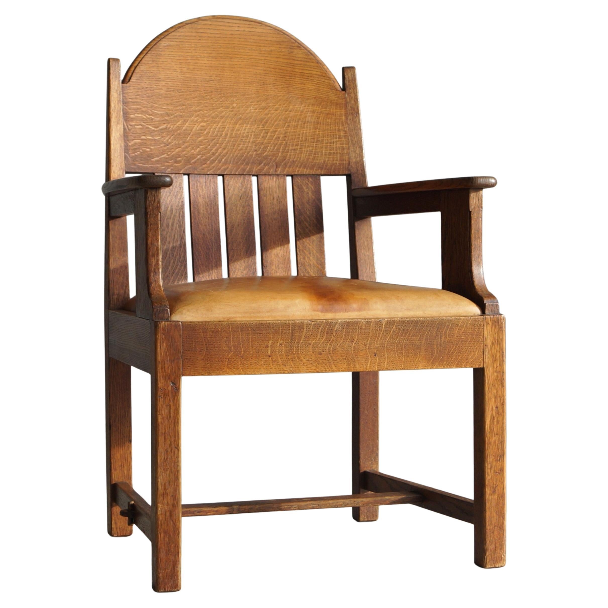 Dutch Art Deco Dutch early armchair by Hendrik Wouda for Pander 
Sons, 1920s