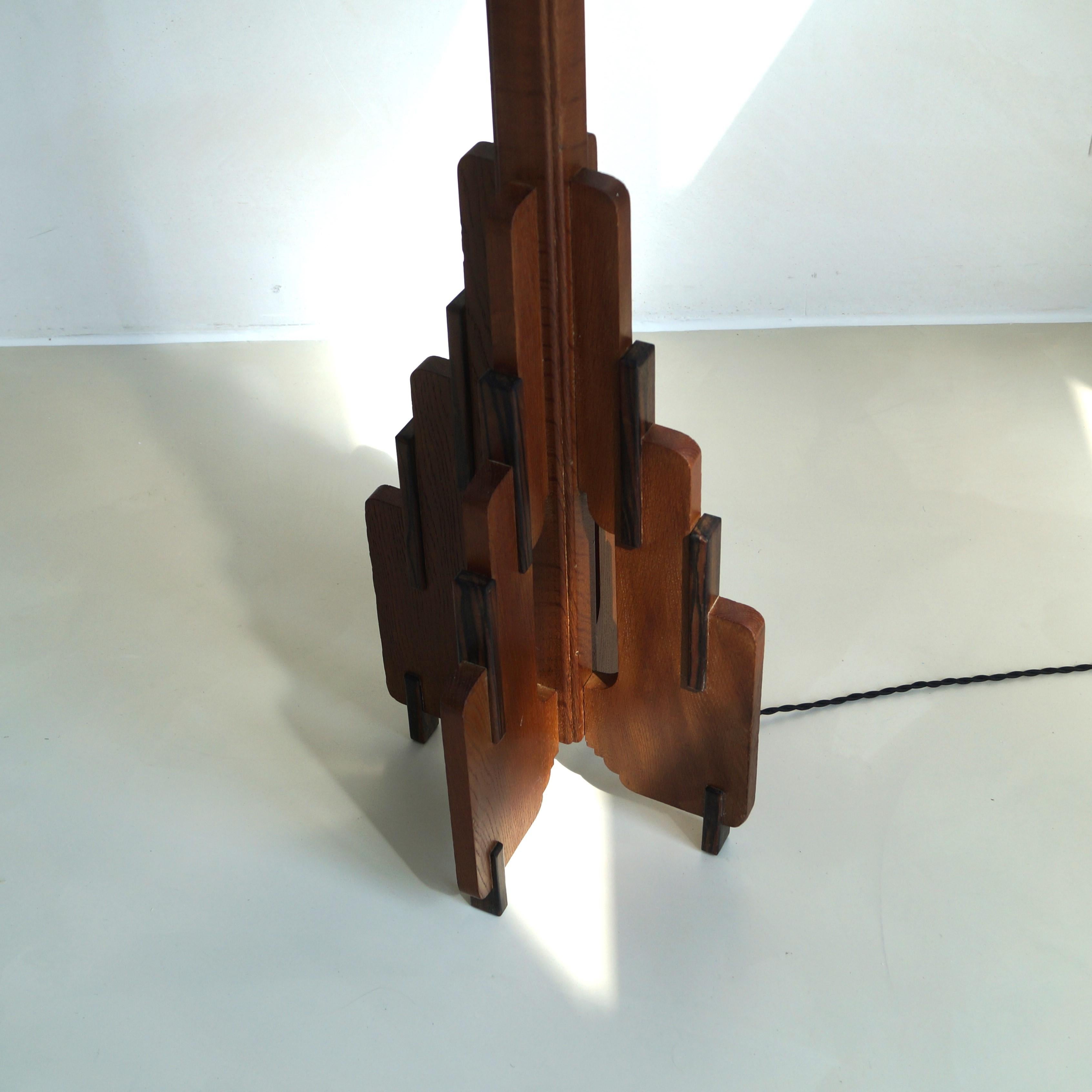 Dutch Art Deco Floor Lamp by P.E.L. Izeren for De Genneper Molen, 1920s 1
