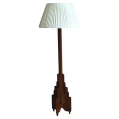 Dutch Art Deco Floor Lamp by P.E.L. Izeren for De Genneper Molen, 1920s