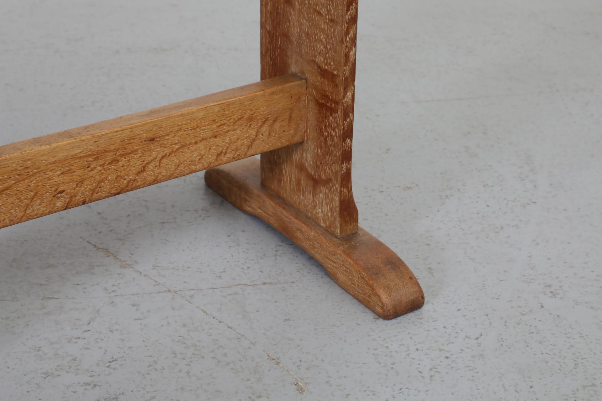 Mesa auxiliar o taburete de roble estilo Art Déco holandés Frits Spanjaard en venta 4