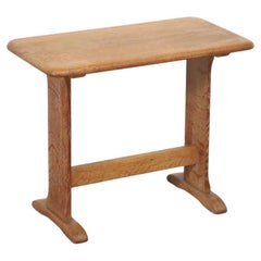 Holländischer Art Deco Frits Spanjaard Stil Eiche Beistelltisch oder Hocker