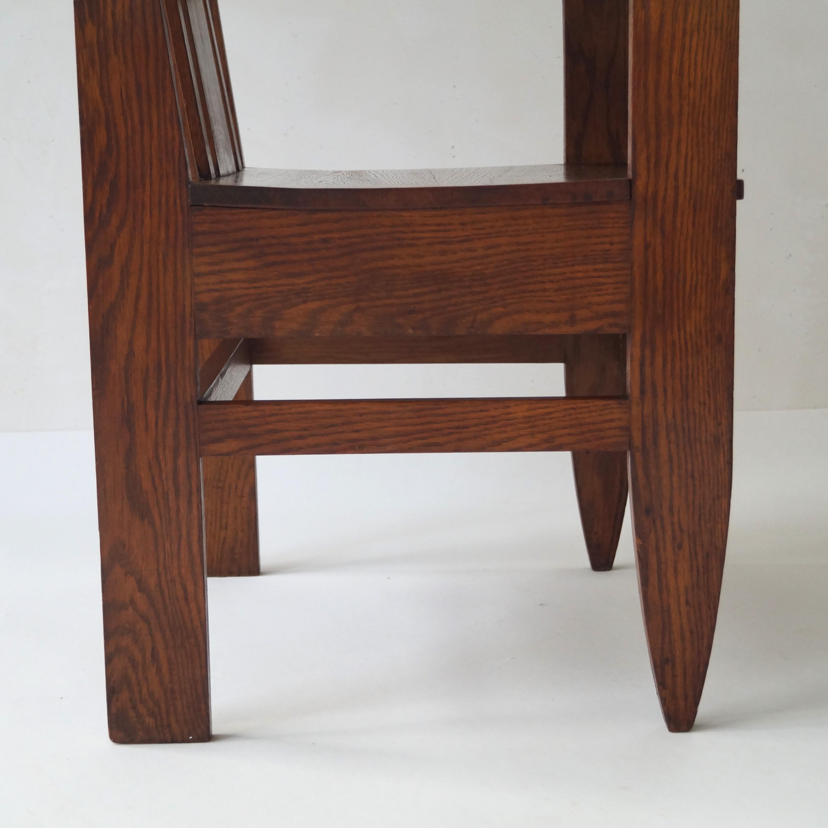 Niederländischer Art déco-Sessel der Haagse School, 1920er-Jahre im Angebot 7